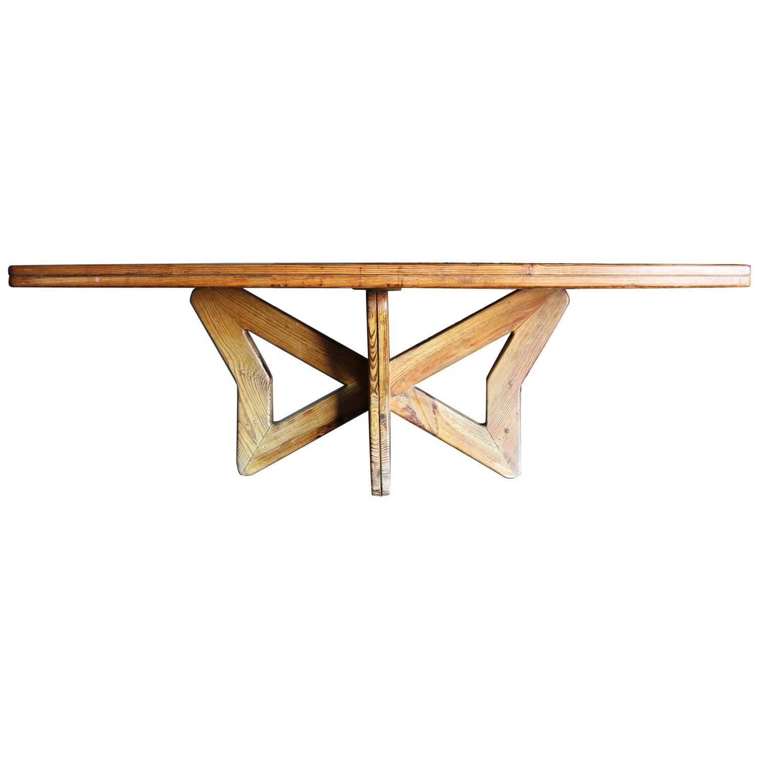 Lovö" Dining Table in Pine by Axel Einar Hjorth For Sale at 1stDibs