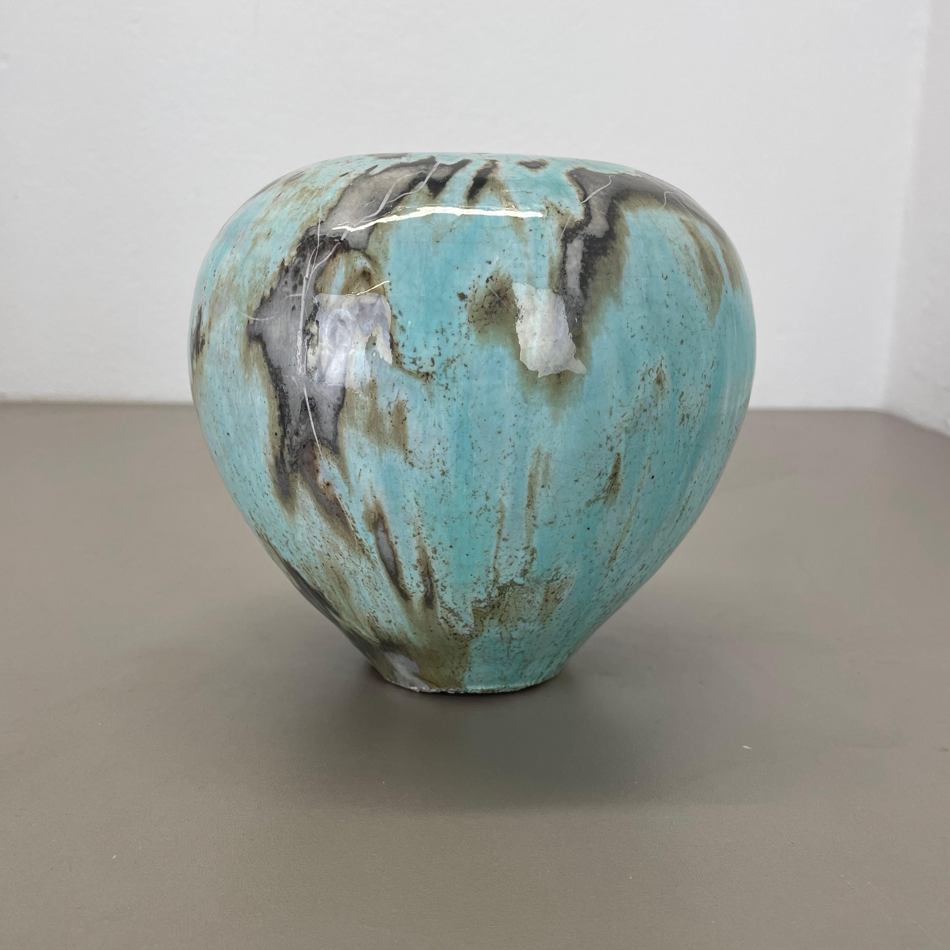 Skulpturales Studio-Keramik-Vasen-Objekt von Otto Meier, Bremen, Deutschland, 1960er Jahre im Angebot 8