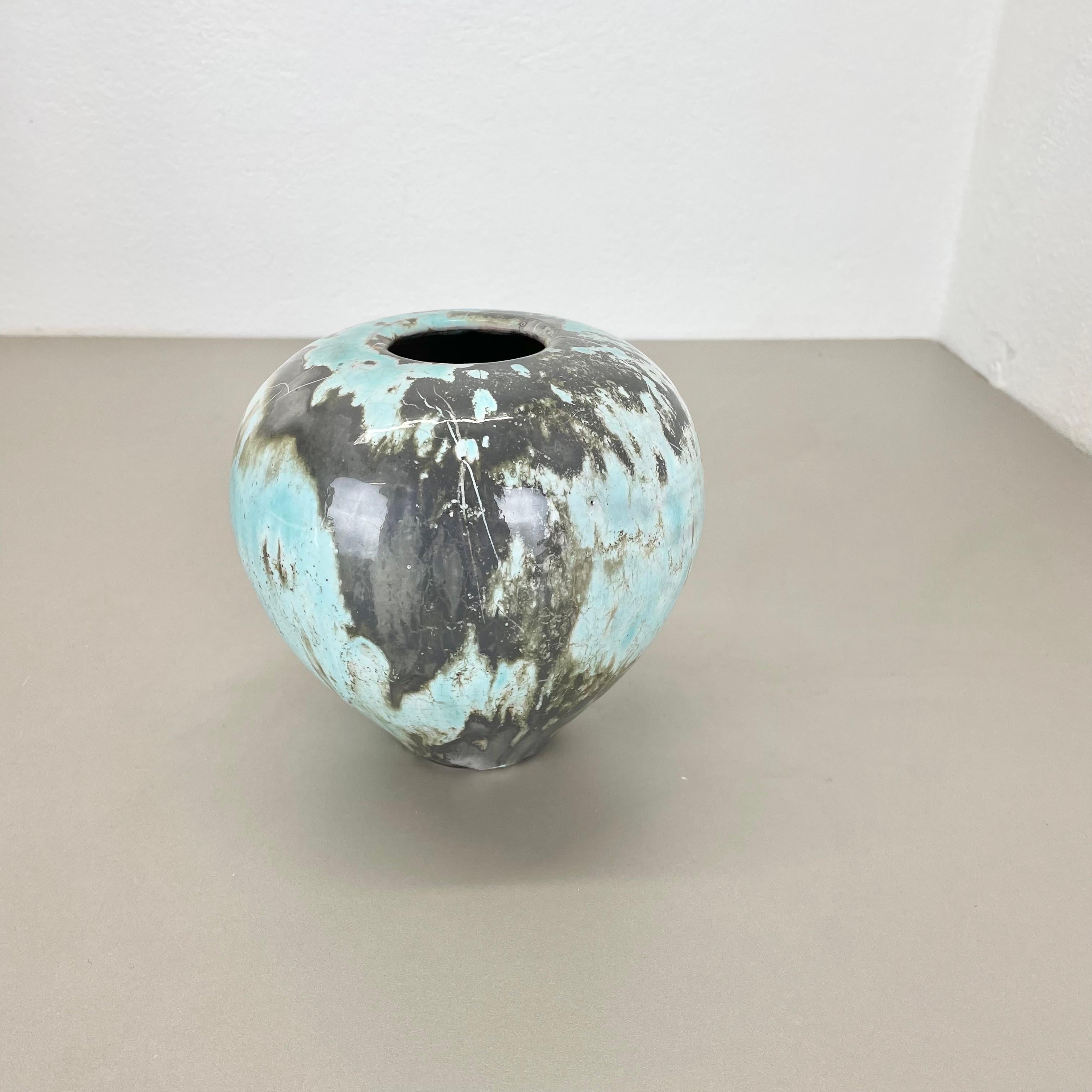 Skulpturales Studio-Keramik-Vasen-Objekt von Otto Meier, Bremen, Deutschland, 1960er Jahre (Moderne der Mitte des Jahrhunderts) im Angebot