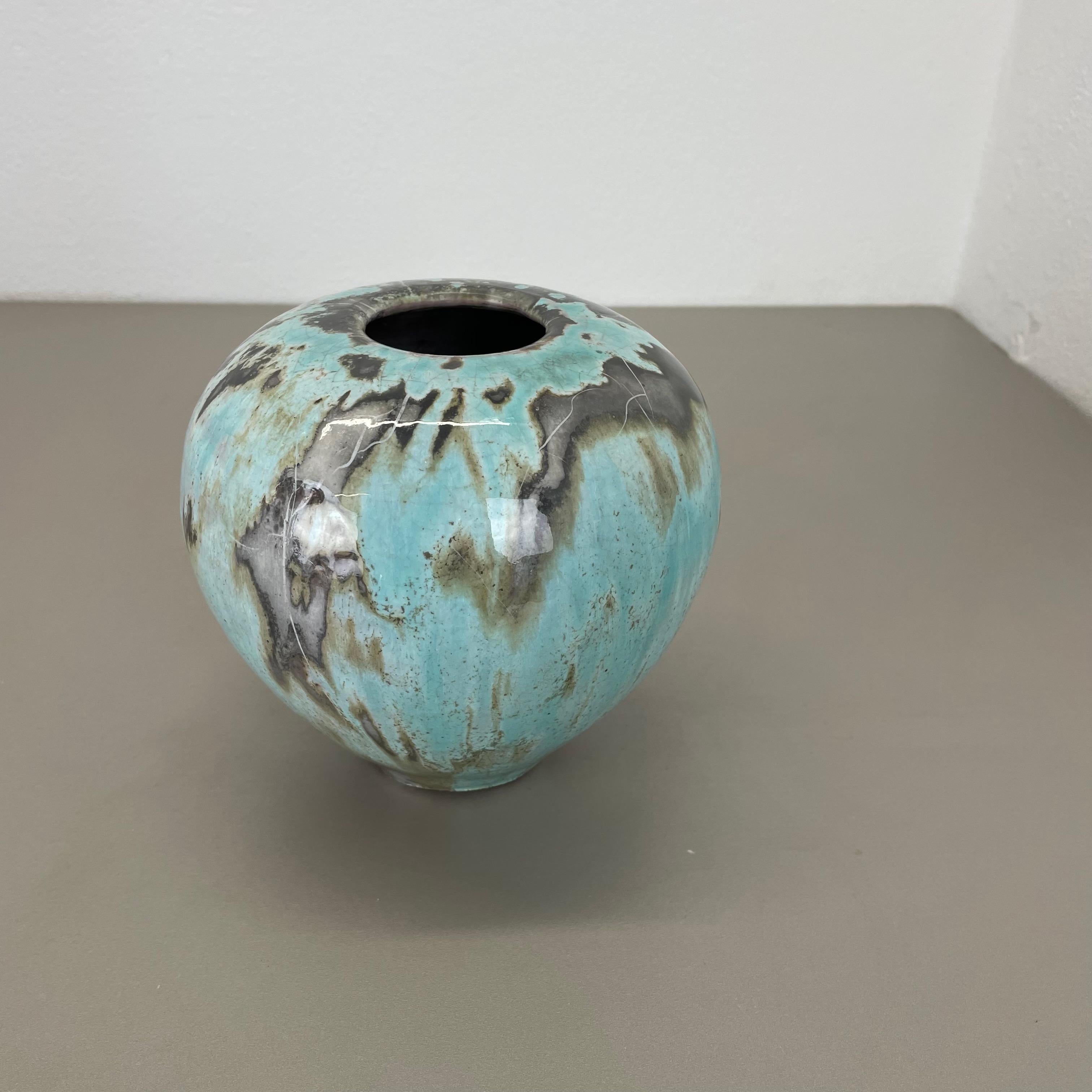 Skulpturales Studio-Keramik-Vasen-Objekt von Otto Meier, Bremen, Deutschland, 1960er Jahre (20. Jahrhundert) im Angebot