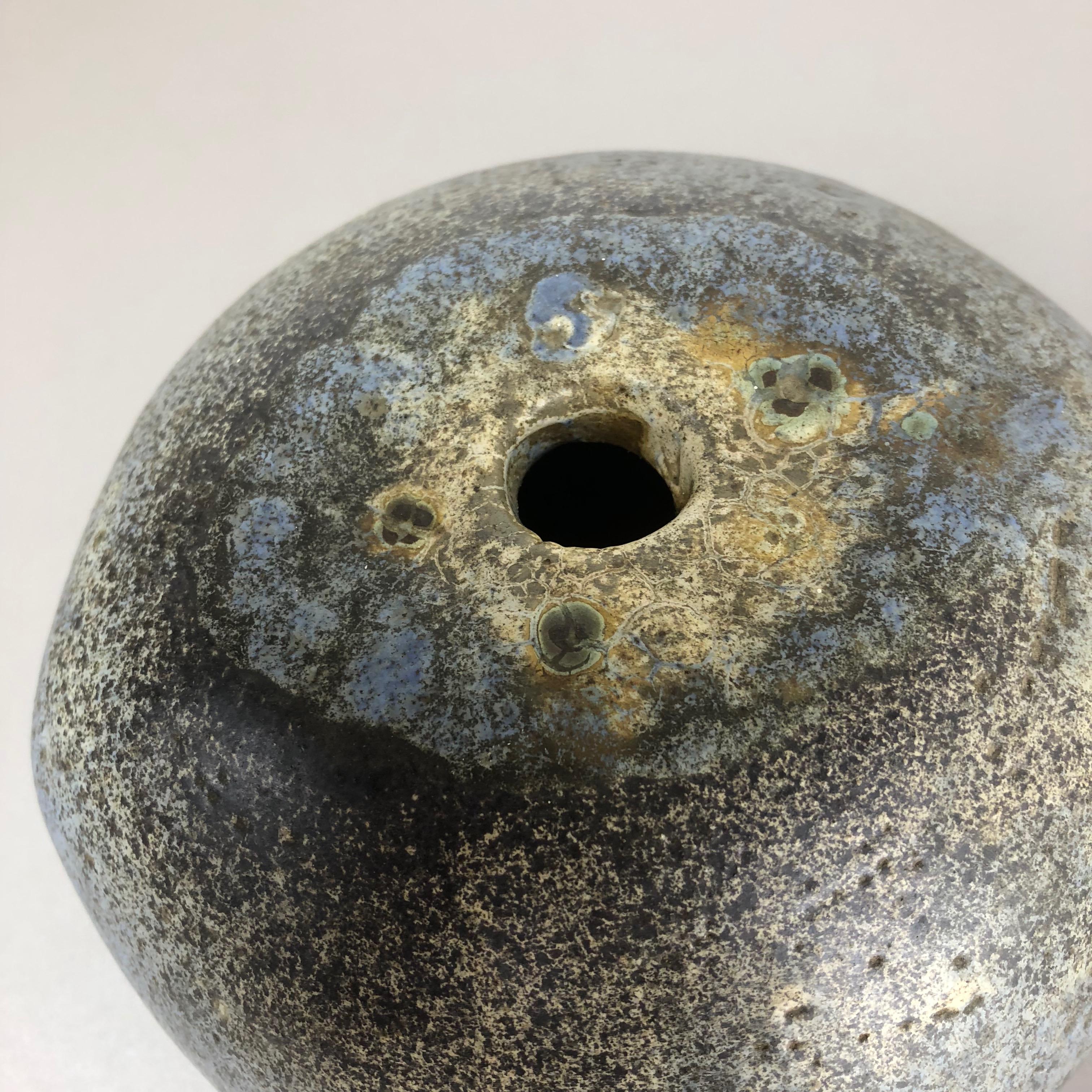 Skulpturales Studio-Keramik-Vase-Objekt von Otto Meier, Bremen, Deutschland, 1960er Jahre 3