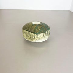 Objeto escultórico jarrón de Studio Pottery de Otto Meier, Bremen, Alemania, años 70