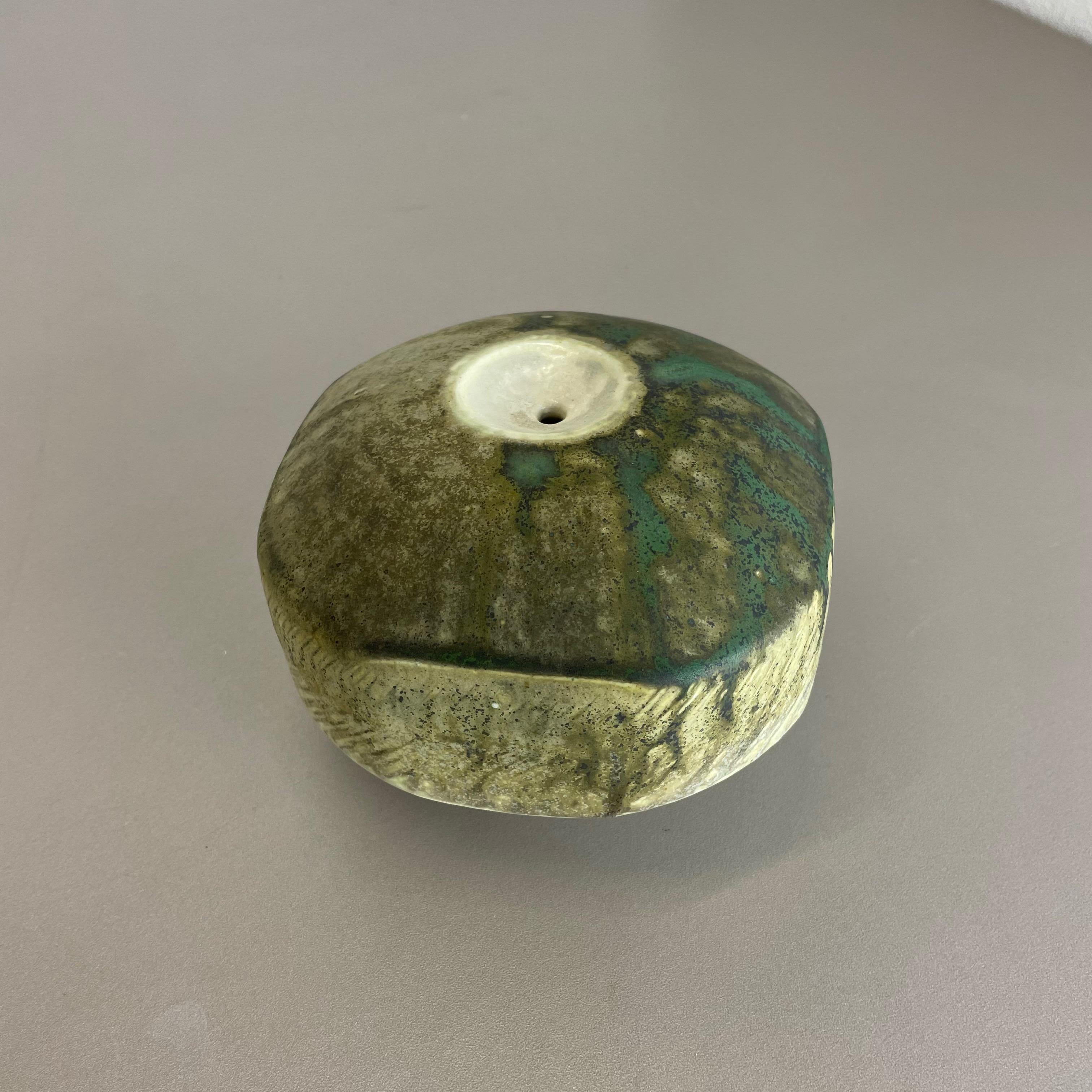 Skulpturale Studio-Keramik-Vase von Otto Meier, Bremen, Deutschland, 1970er Jahre (20. Jahrhundert) im Angebot