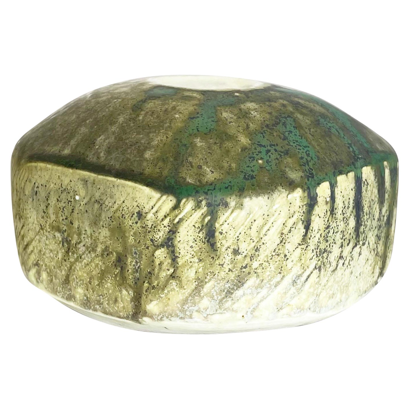 Vase sculptural en poterie d'atelier d'Otto Meier, Bremen, Allemagne, 1970