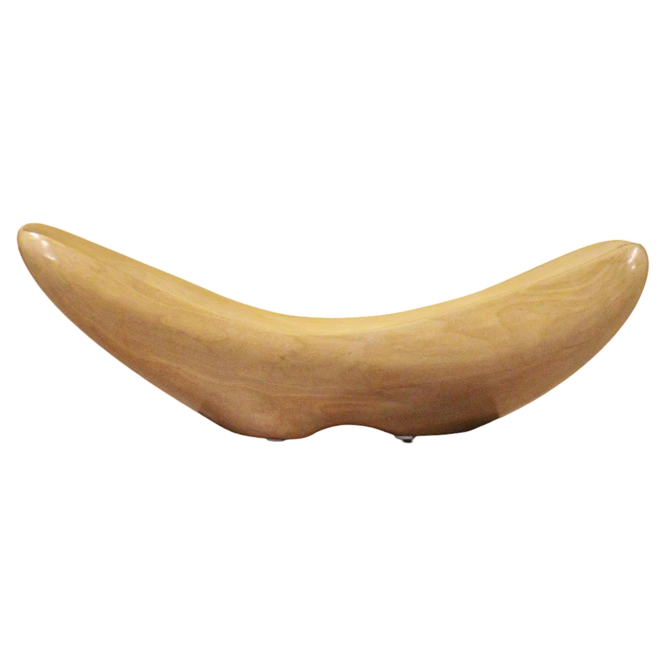 Sculptural Studio Wood Vessel by Dan Pollock Ca. 2014 signed For Sale