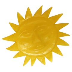 Skulpturaler Wandleuchter „Sun“ von Jean-Charles de Castelbajac, Frankreich, 1990er Jahre.