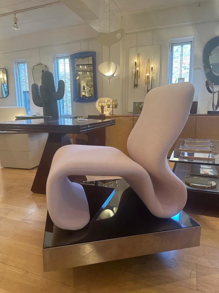 Fin du 20e siècle Première édition de la chaise suédoise de style 'Etcetera' c1970 Re upholstered en vente