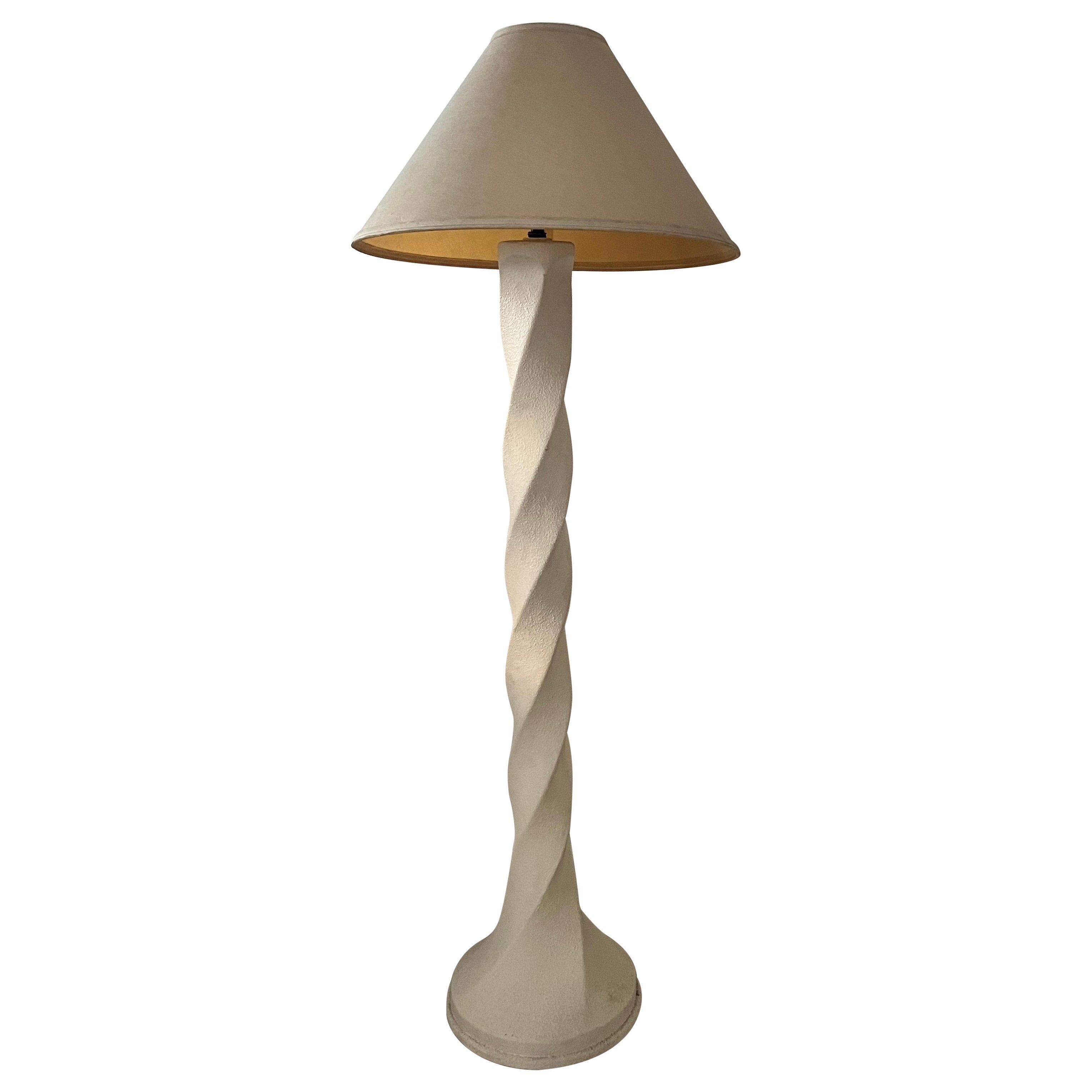 Sculptural Swirl Table Lamp Attrib. Michael Taylor, USA, c. 1980s For Sale