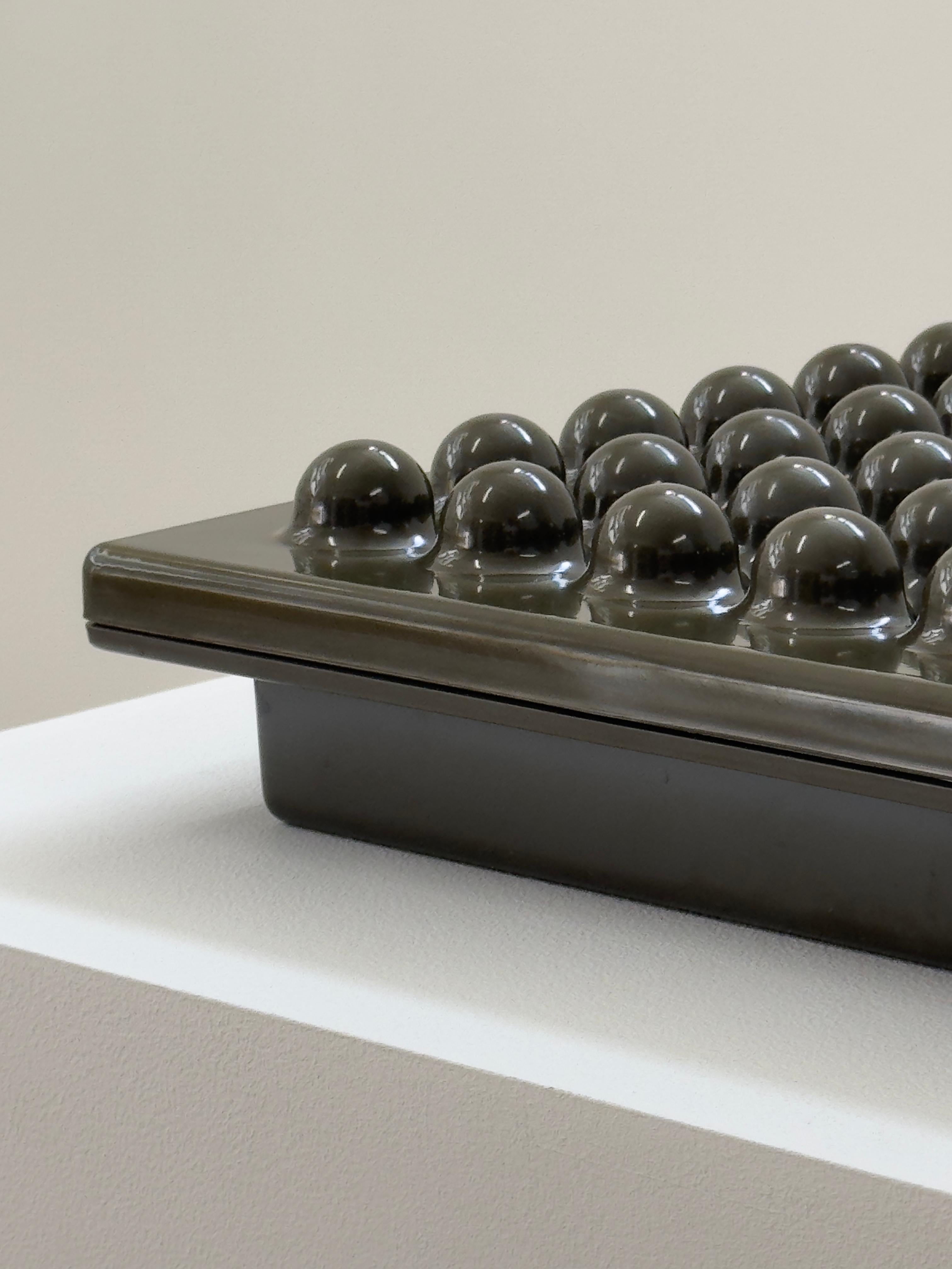 Late 20th Century Sculptural Synthesis Ashtray by Ettore Sottsass for Olivetti, Italy 1970s For Sale