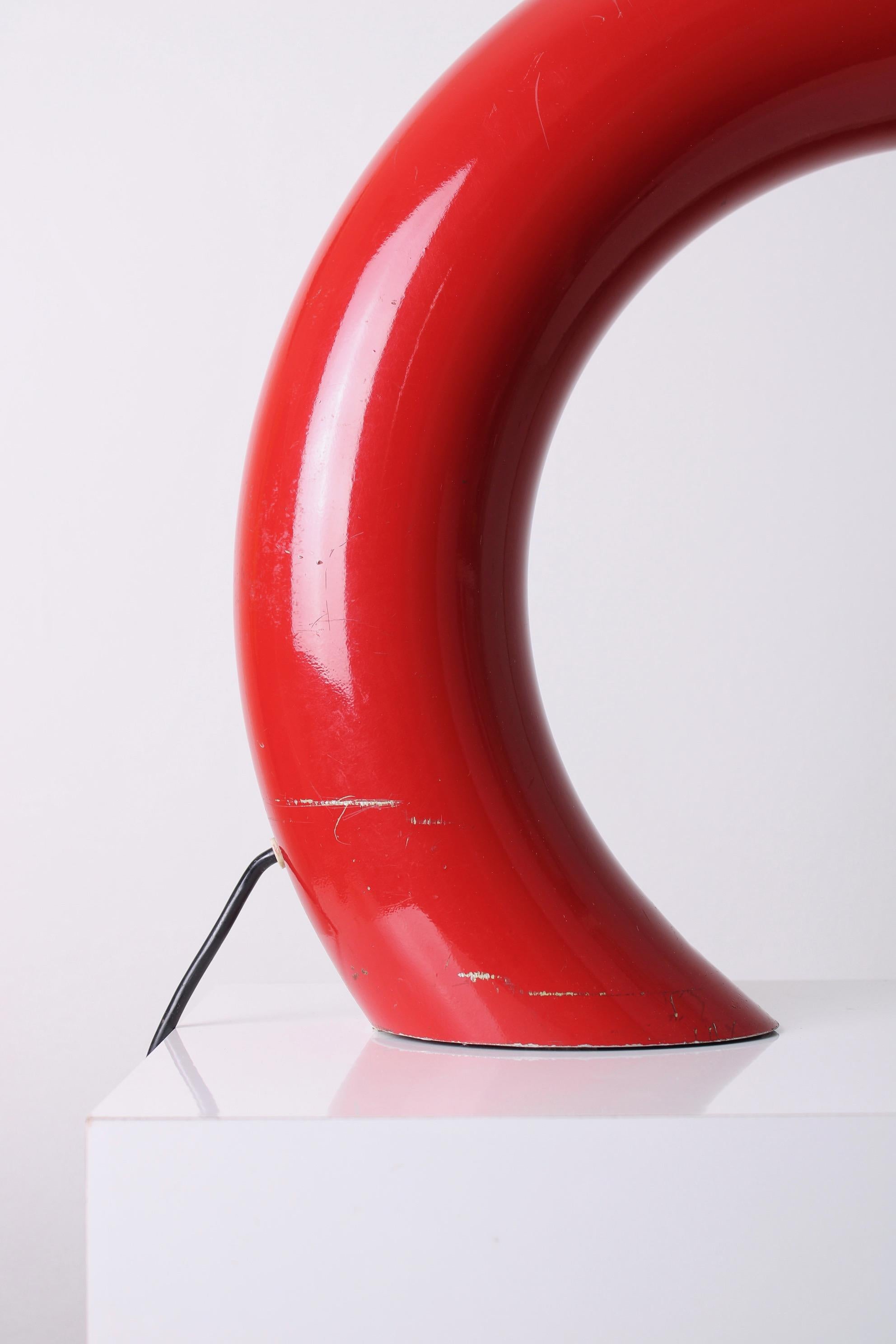 Late 20th Century Sculptural table lamp by Alfedo Bianchi, 1975 For Sale