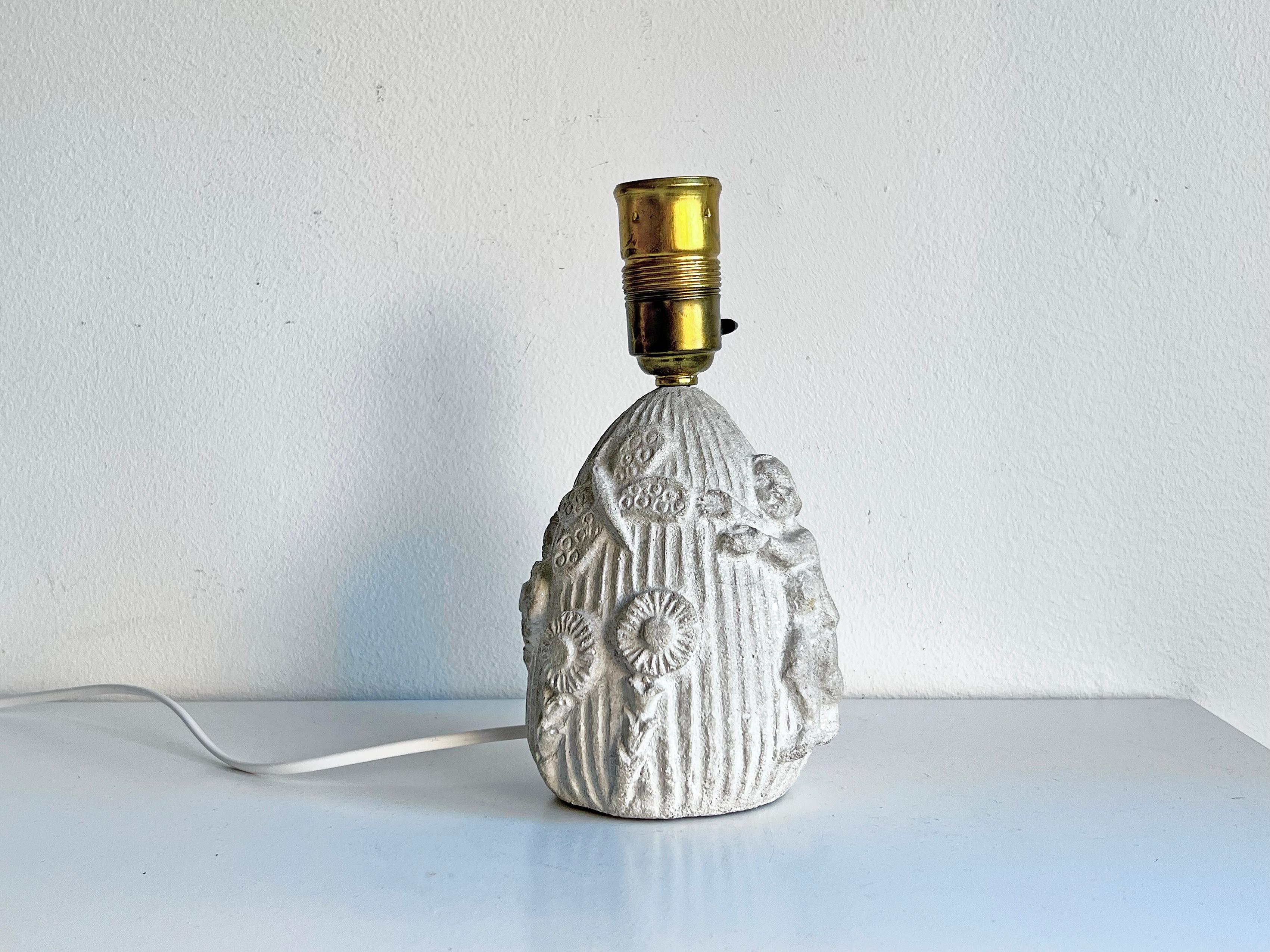 Stoneware Table Lamp by Erling Valldeby, ca 1940-50s For Sale