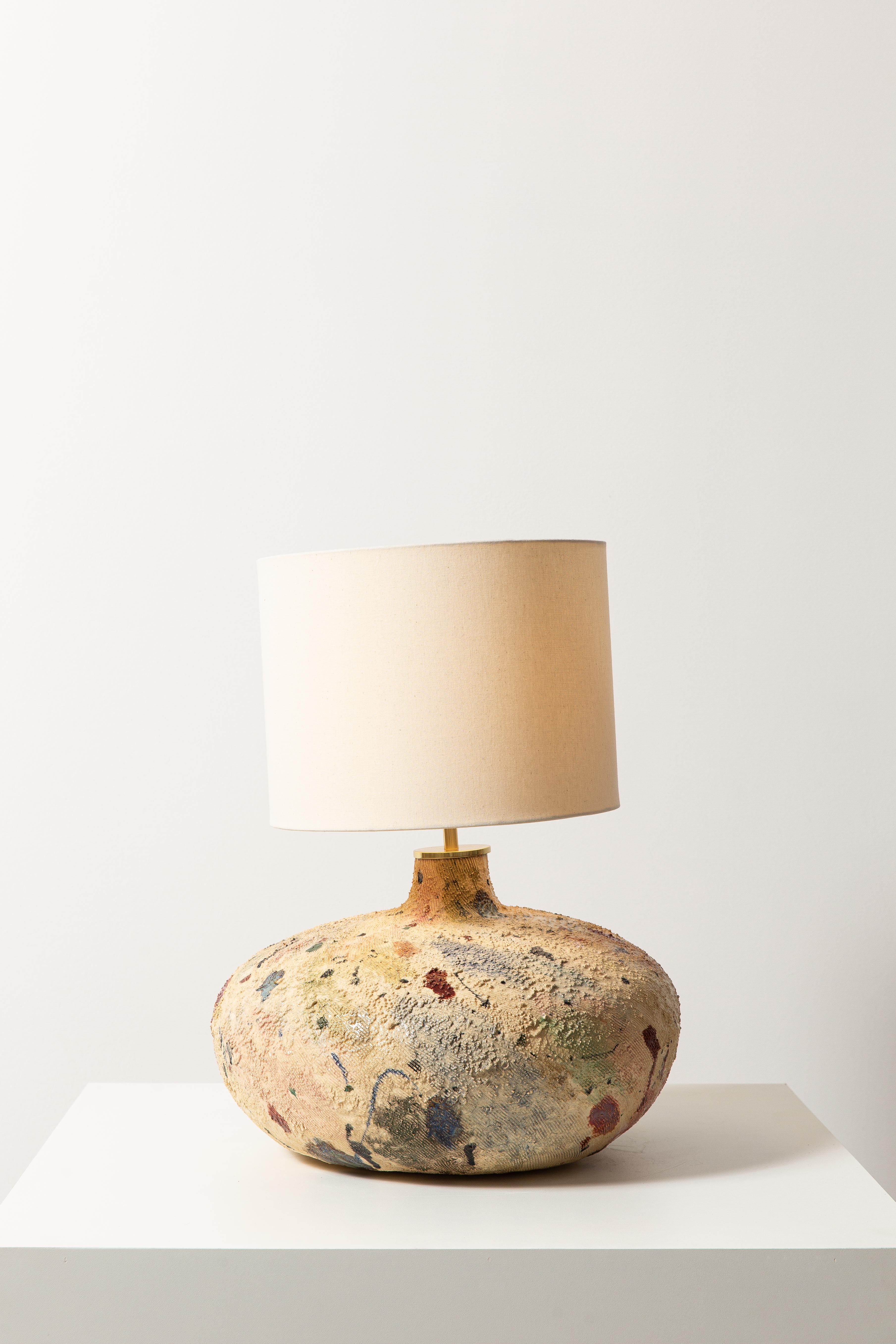 Sculptural Table Lamp by Jacque Faus In New Condition For Sale In São Paulo, BR