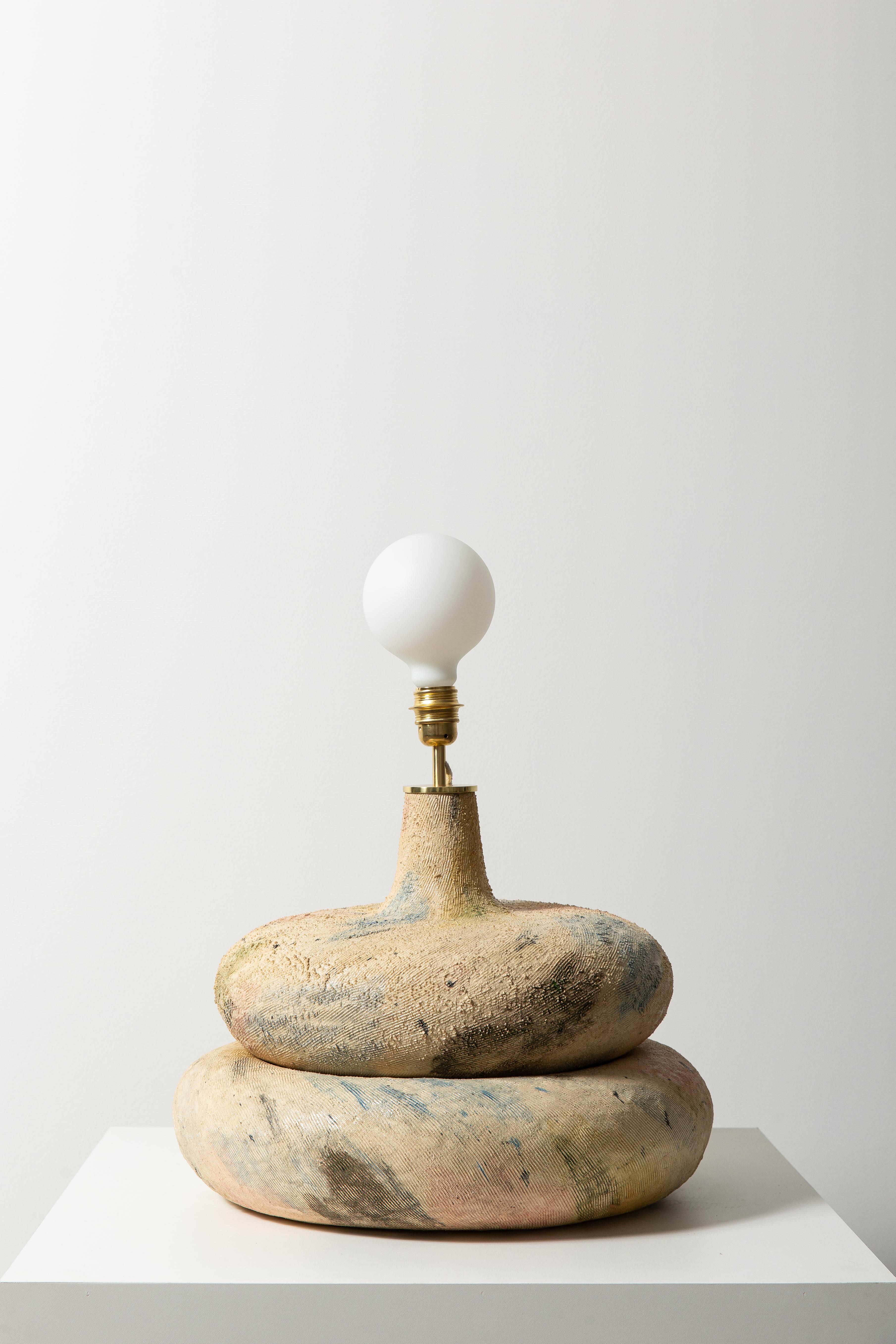 XXIe siècle et contemporain Lampe de table sculpturale par Jacque Faus en vente