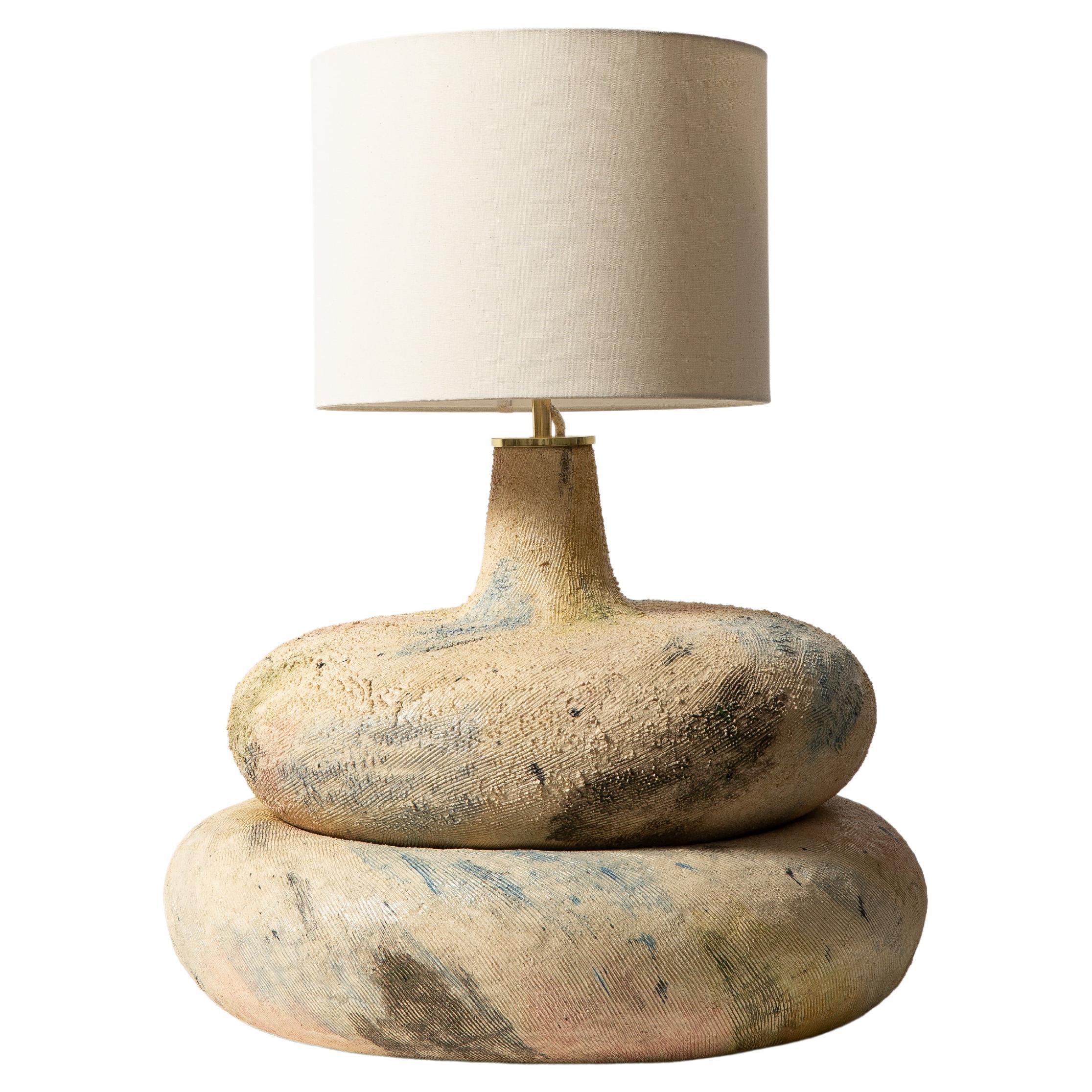 Sculptural Table Lamp by Jacque Faus For Sale
