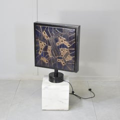 Sculptural Table Lamp by Valdelsa, Italian Design, 1970