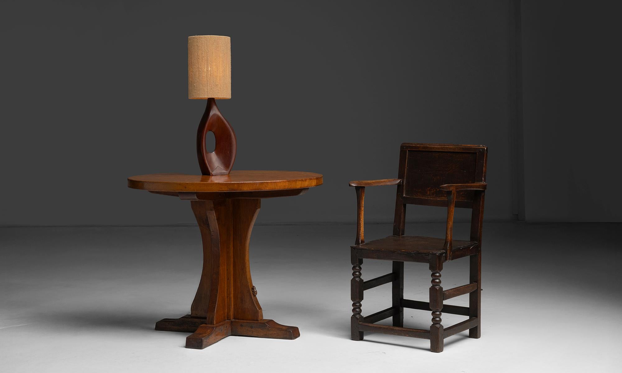 Sculptural Table Lamp, England circa 1960 In Good Condition In Culver City, CA
