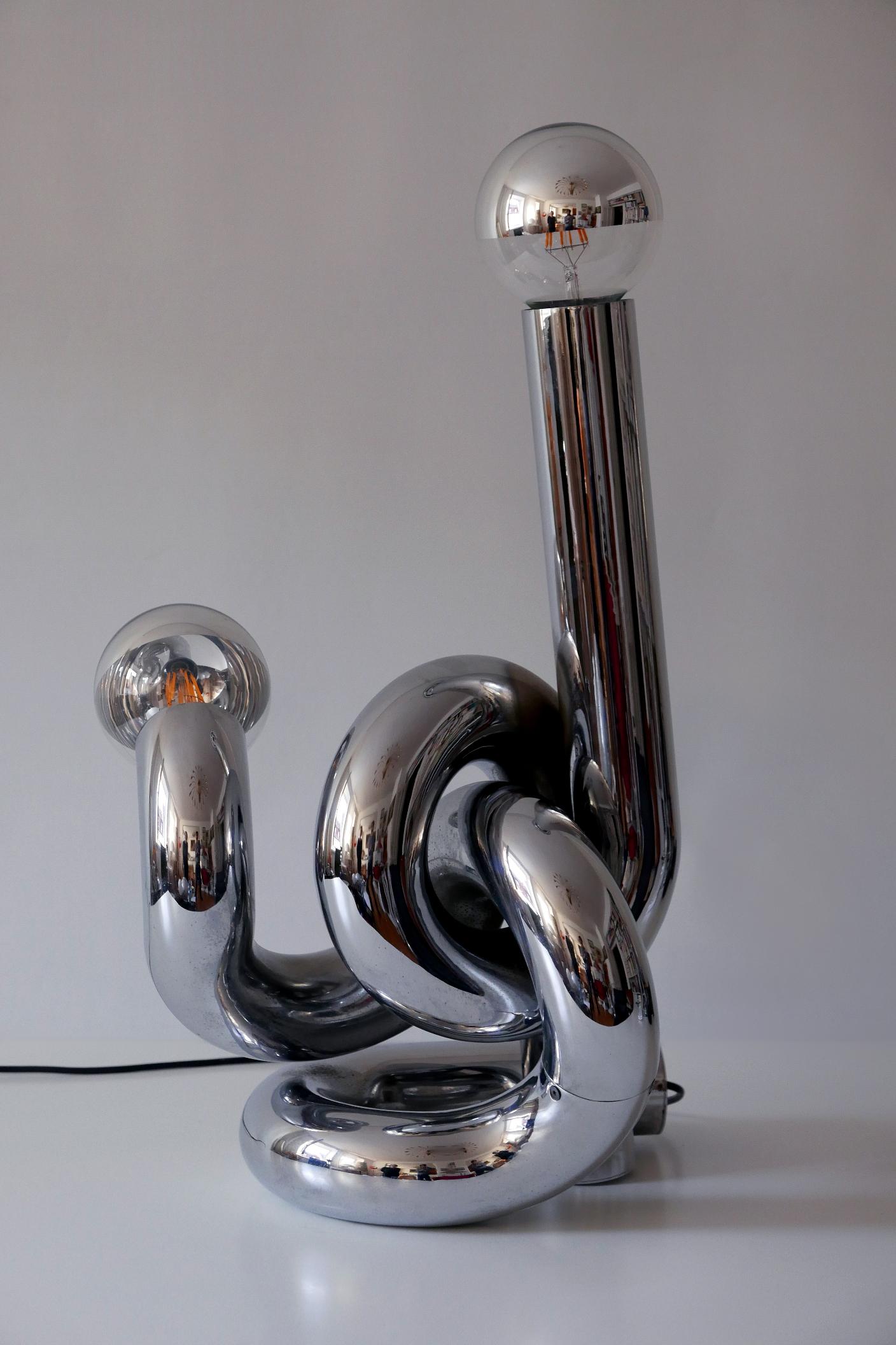 Splendida scultura luminosa / lampada da tavolo o da terra 