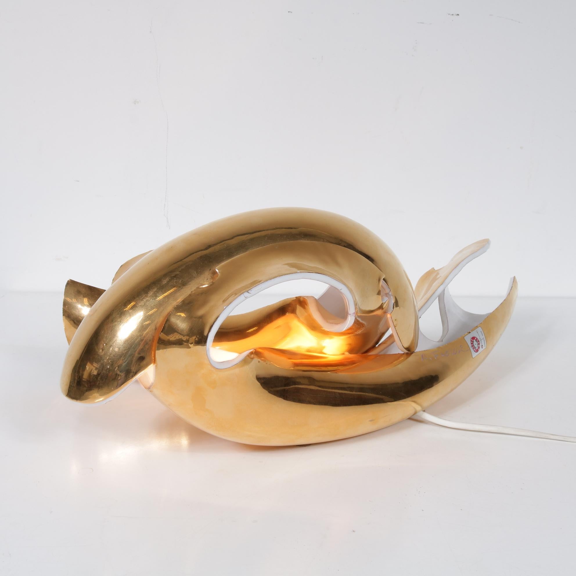 Sculptural Table Light by Amadeo Fiorese for Cermiche Fiorese, Italy 1960 For Sale 3