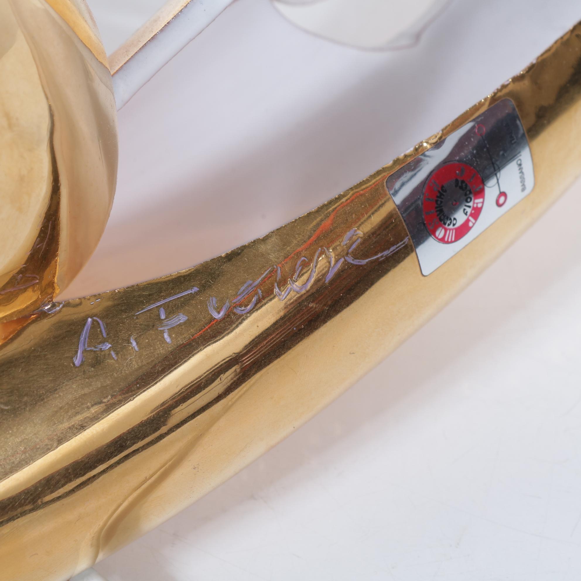 Lámpara de mesa escultórica de Amadeo Fiorese para Cermiche Fiorese, Italia 1960 en venta 8