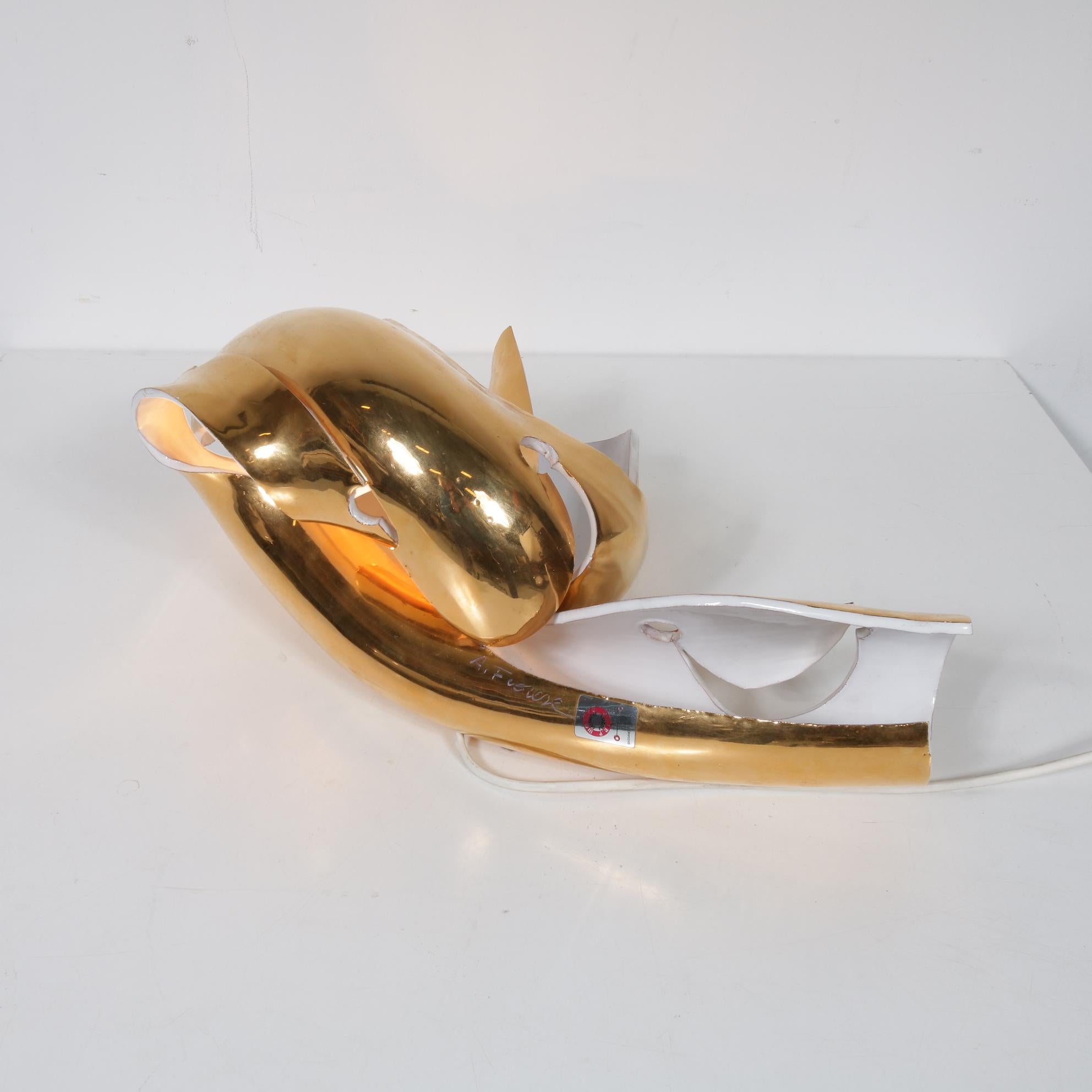 Sculptural Table Light by Amadeo Fiorese for Cermiche Fiorese, Italy 1960 For Sale 2