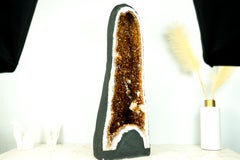 Geode scultoreo alto Citrino Cattedrale con Citrino Madeira di alta qualità