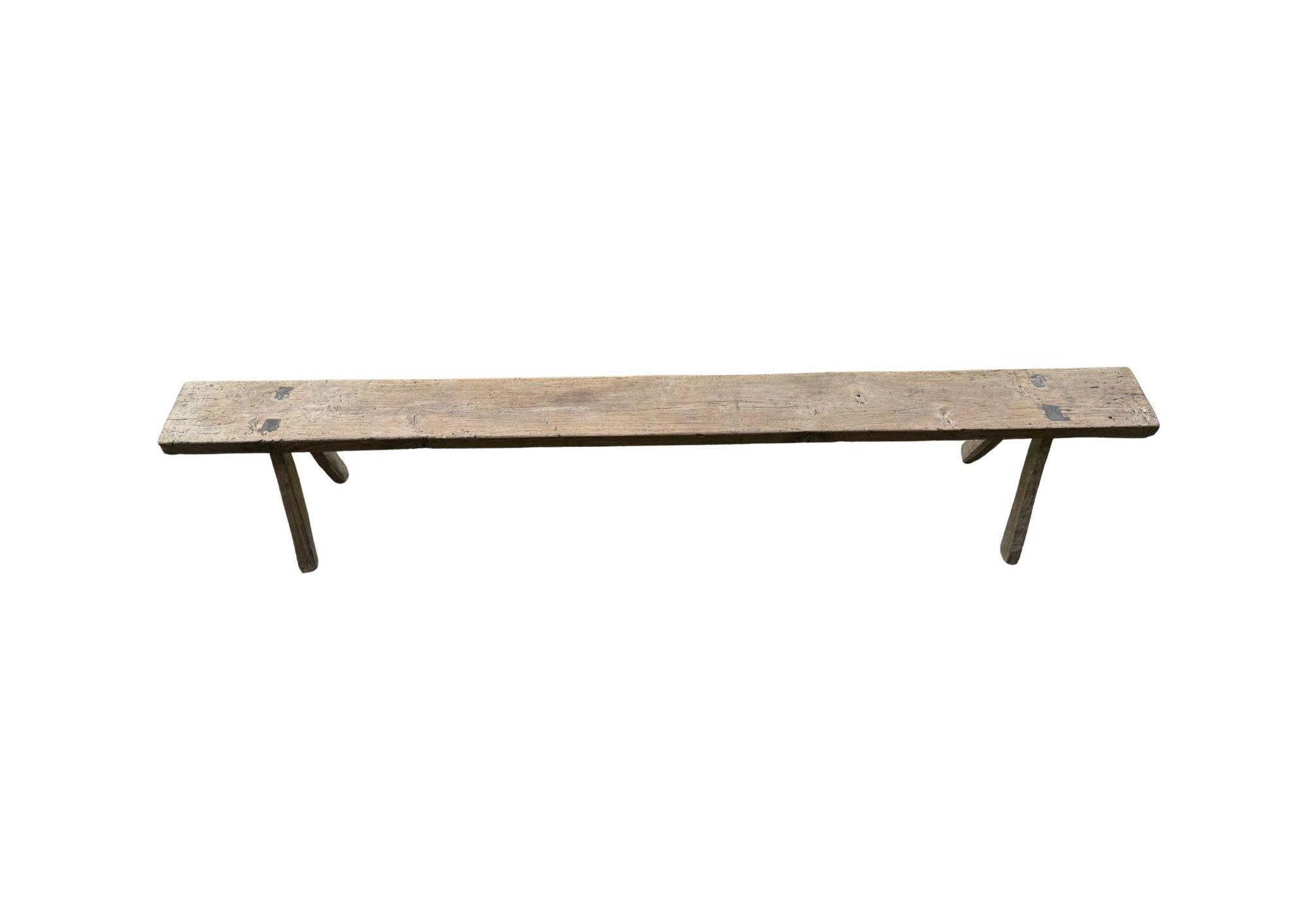 Sculptural Teak Bench Hand-Carved from Madura Island, Java, Indonesia, C. 1970 For Sale 4