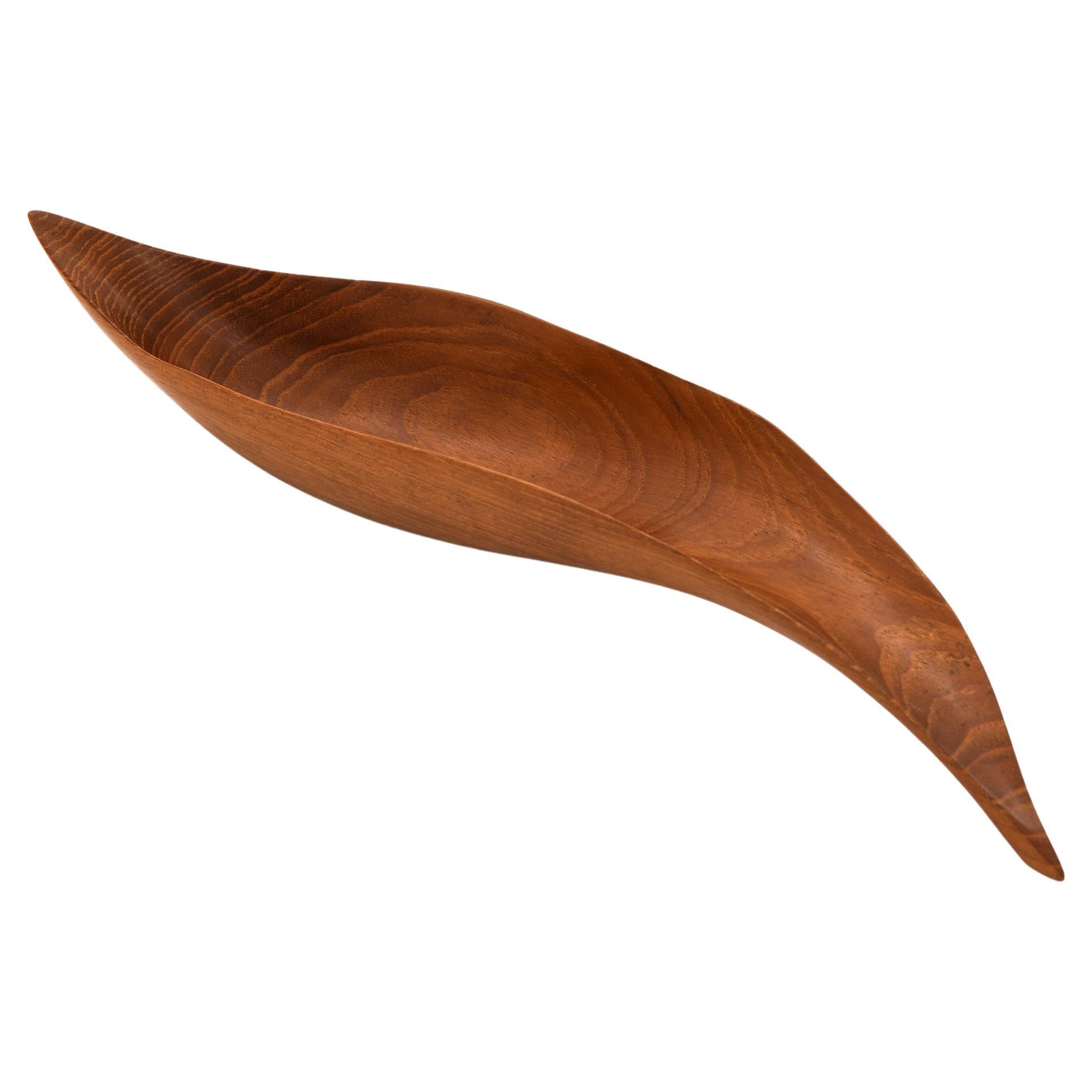 Sculptural Teak Bowl, 1961s