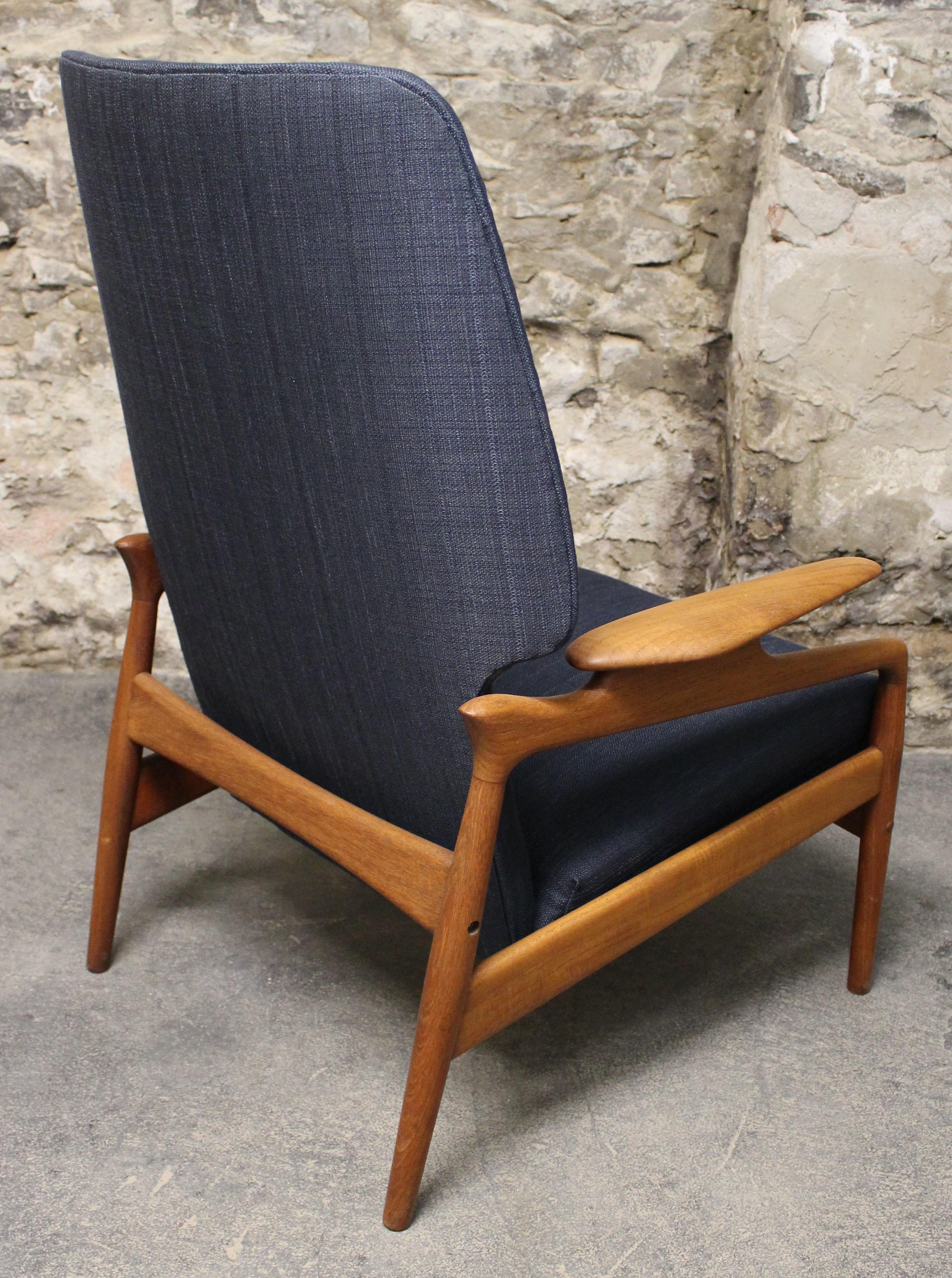 Sculptural Teak Lounge Chair by John Bone (Dänisch)