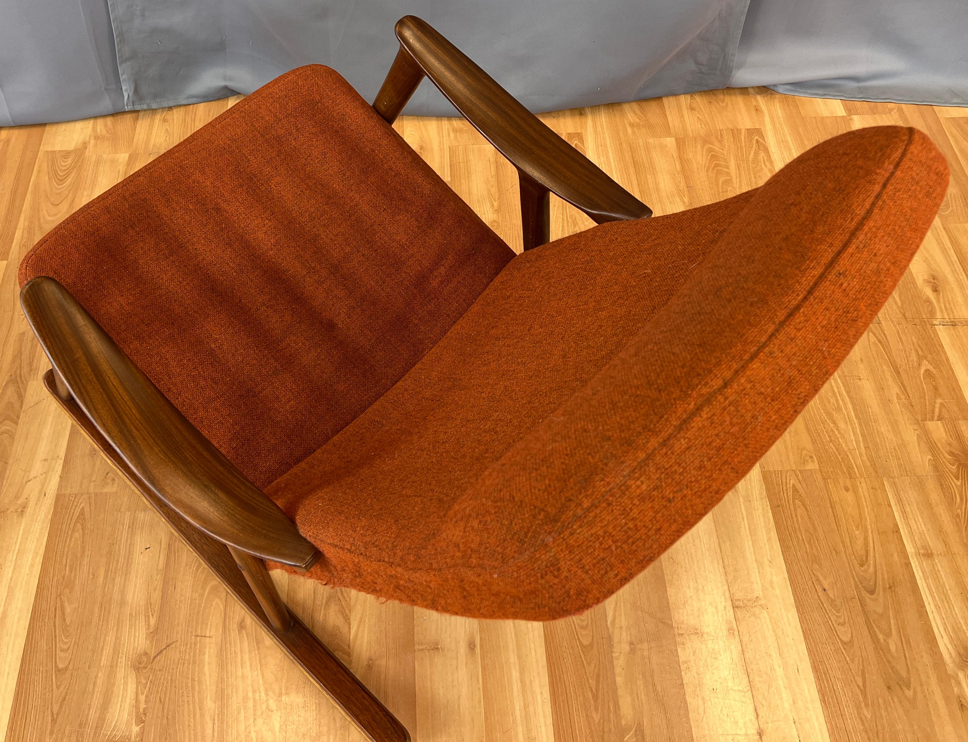 Sculptural Teak Rocking Chair by Igmar Relling for Westnofa For Sale 5