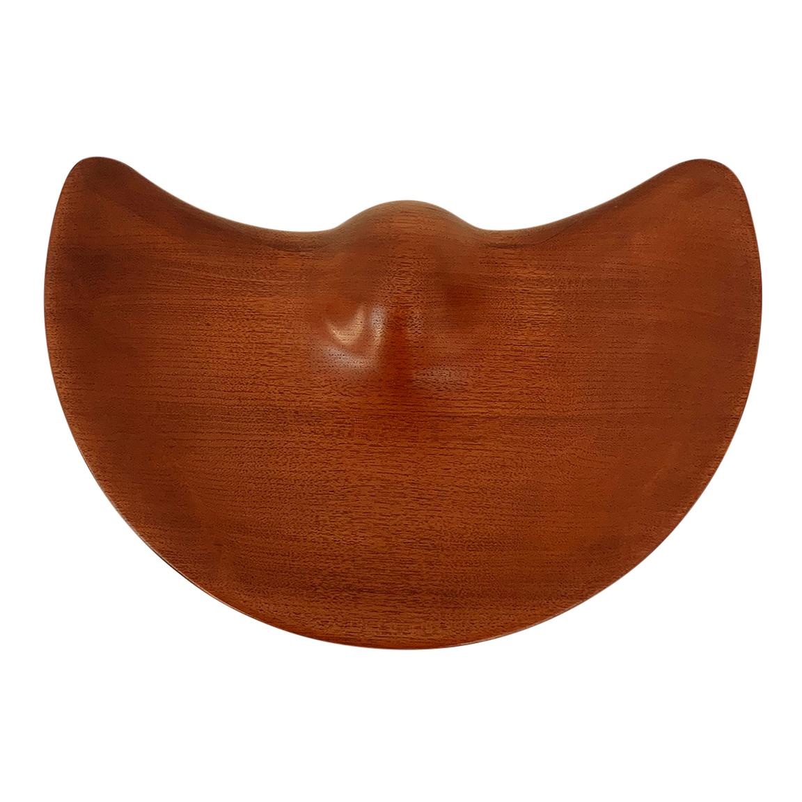 Scandinavian Modern Sculptural Teak Stool by Mogens Lassen