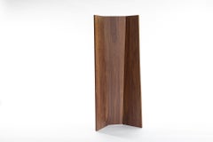 Sculptural Three Panel Folding Screen in Solid Walnut by Atlas Industries