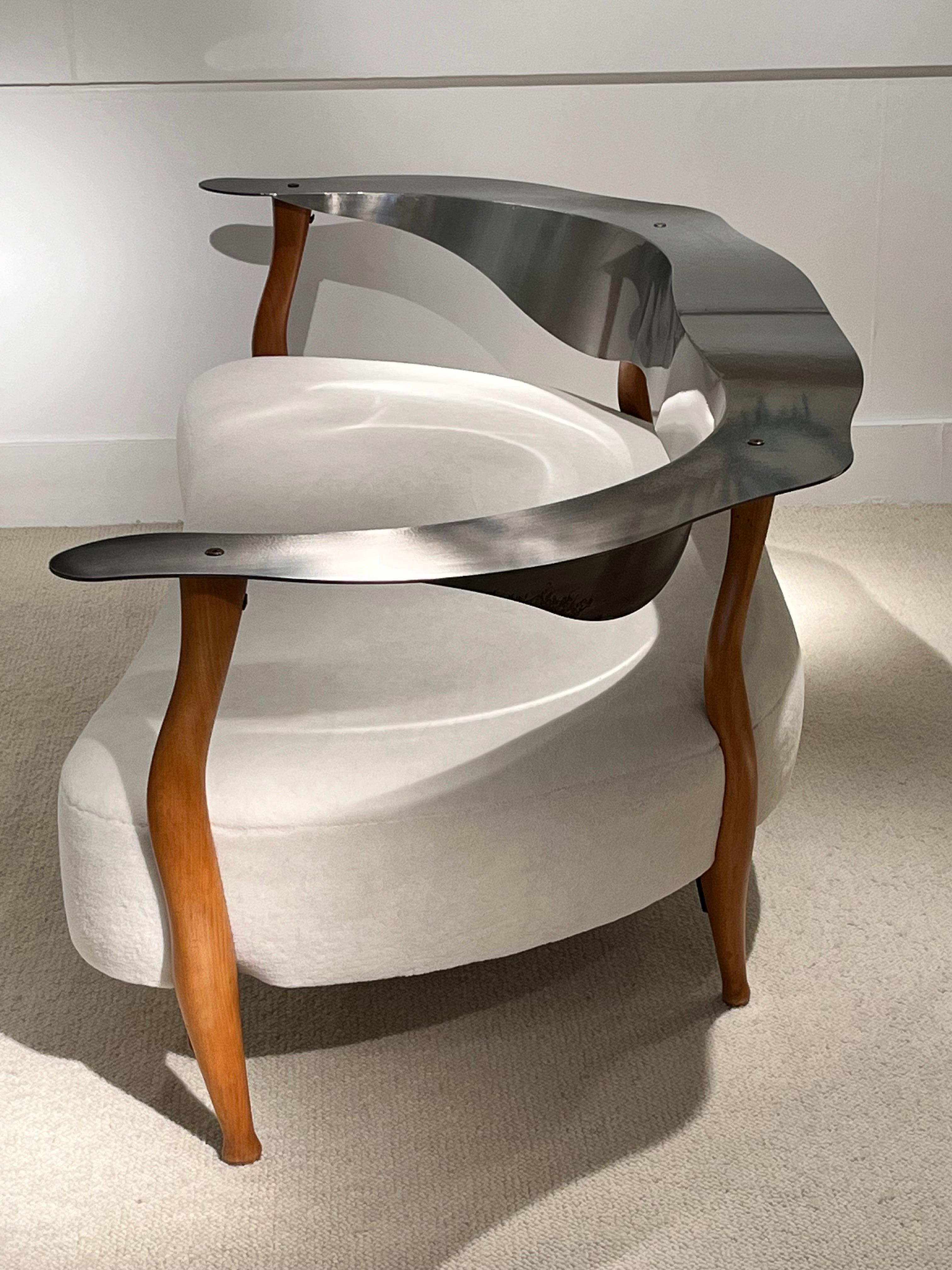 Sculptural Three Seater Sofa By Kurt Beier 1