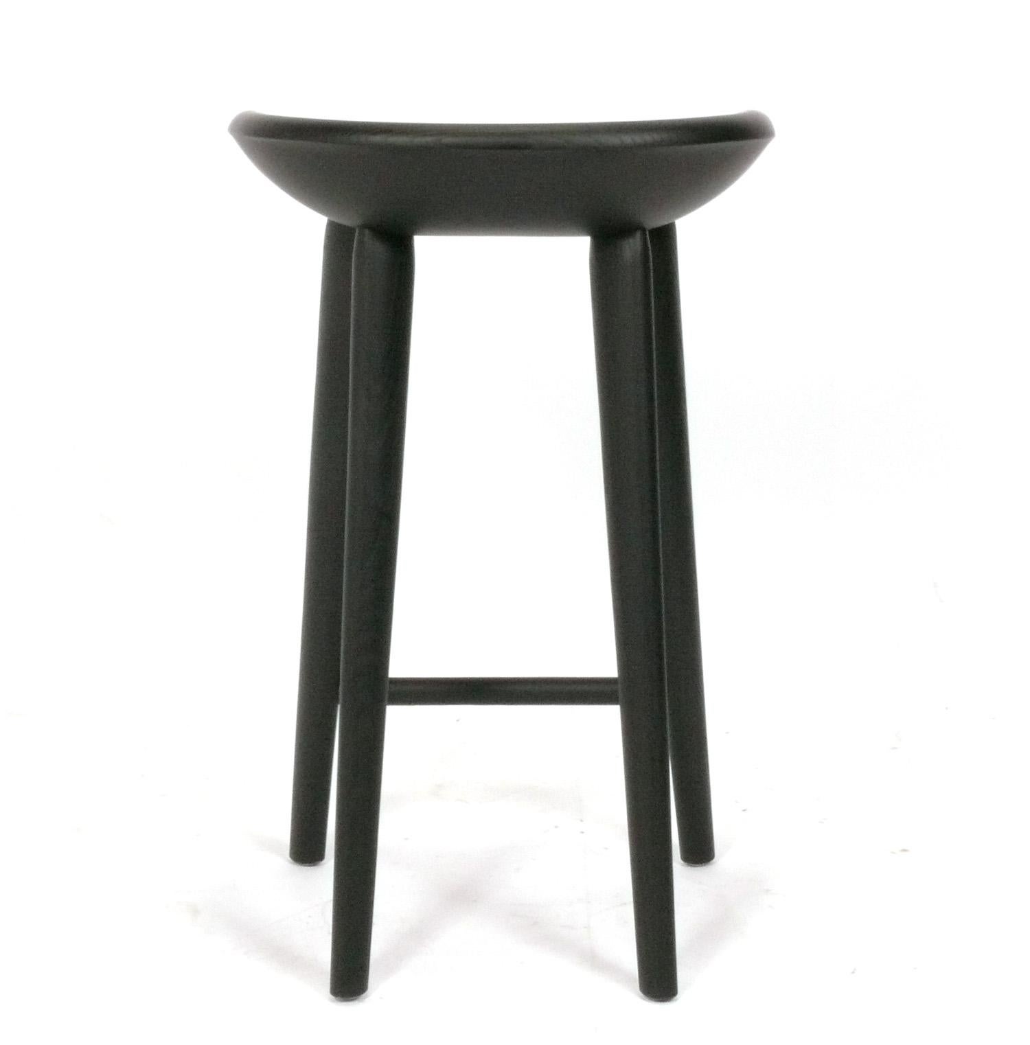 Sculptural Tractor Bar Stools by Craig Bassam for Bassam Fellows In Good Condition For Sale In Atlanta, GA