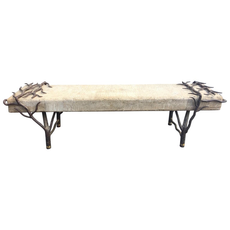 Stone Garden Bench 18 For Sale On 1stdibs