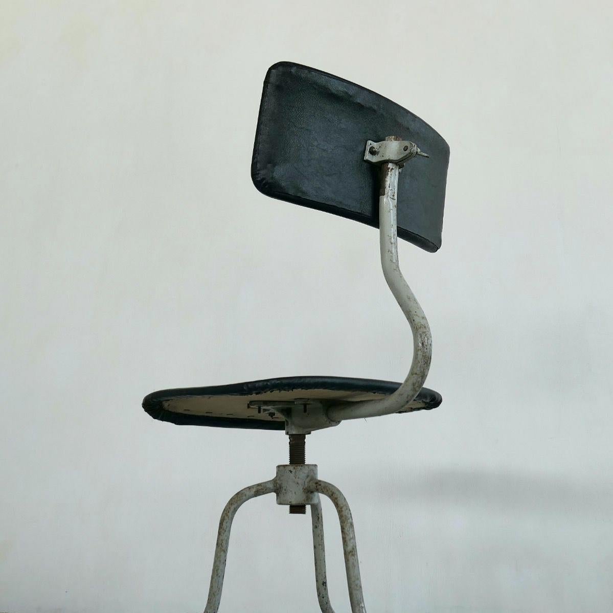 20th Century Sculptural Tripod Desk Chair 1930s For Sale