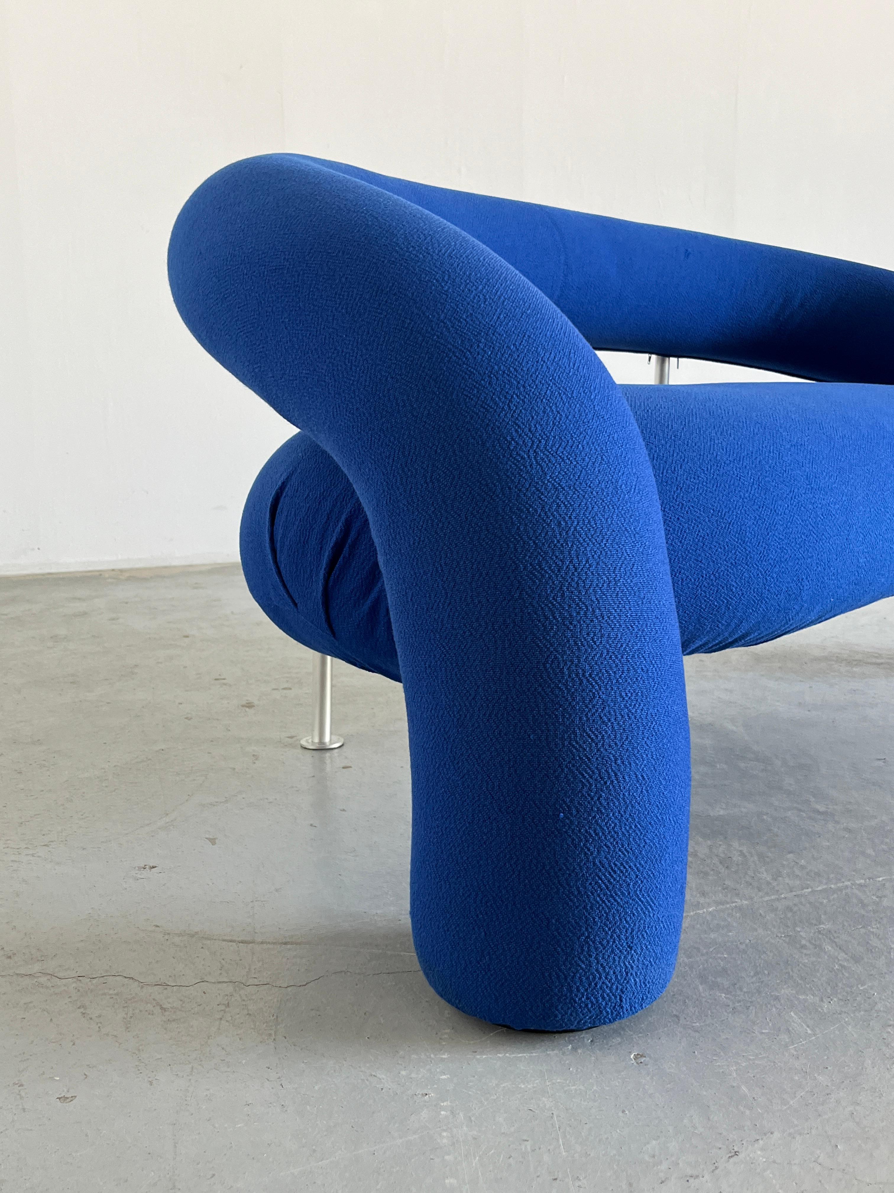Sculptural Tube Sofa by Anna & Carlo Bartoli for Rossi di Albizzate, Italy, 90s For Sale 3