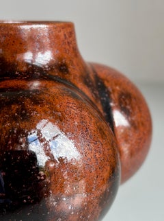 Sculptural Tue Poulsen Ceramic Vase, Denmark, 1960s