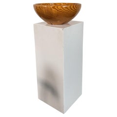 Sculptural Turned Pine Bowl by Oscar Johansson, Sweden