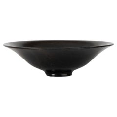Sculptural Turned Wooden Bowl by Master Craftsman Bert Marsh 1990s