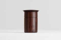 Cuenco escultórico de madera torneada del maestro artesano Ray Key Años 90