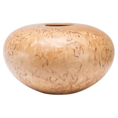 Sculptural Turned Wooden Bowl by Master Craftsman Ray Key 1990s