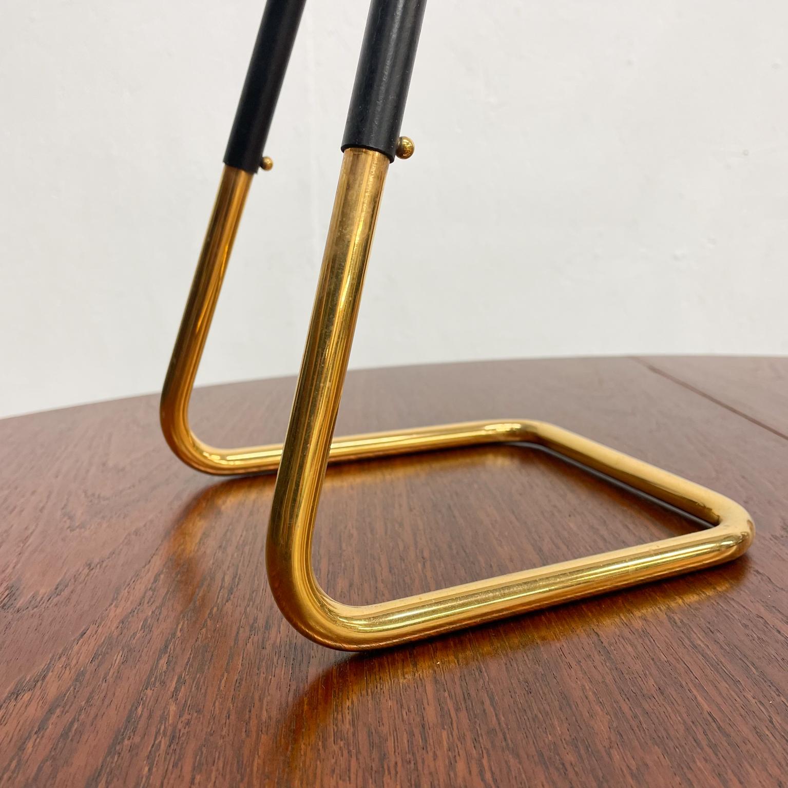 Mid-Century Modern Sculptural Umbrella Stand Polished Brass Italy 1950s Modernist Style Ico Parisi
