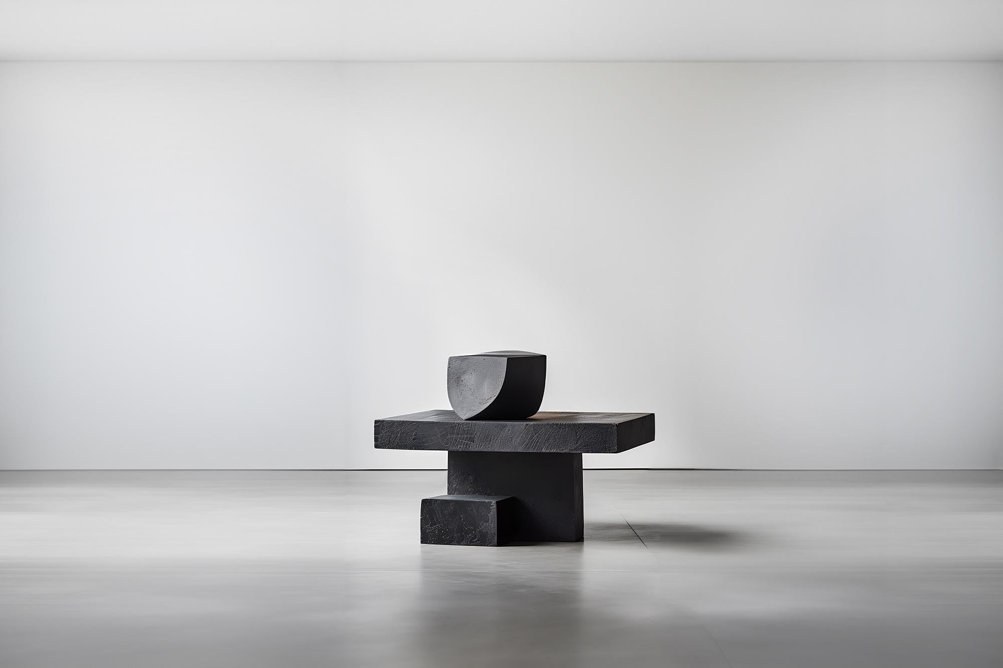 Skulpturaler unsichtbarer Force #2 Joel Escalona's Tisch aus Massivholz, modernes Kunstwerk
--
Skulpturaler Couchtisch aus Massivholz mit natürlichem Finish auf Wasserbasis oder karbonisiert. Aufgrund der Natur des Produktionsprozesses kann jedes