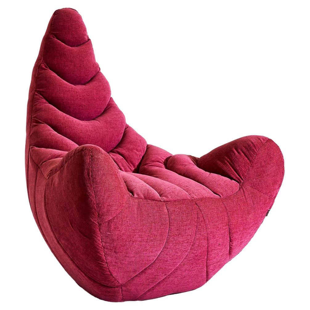 Sculptural Upholstered Popcorn Armchair by Kunaal Kyhaan For Sale