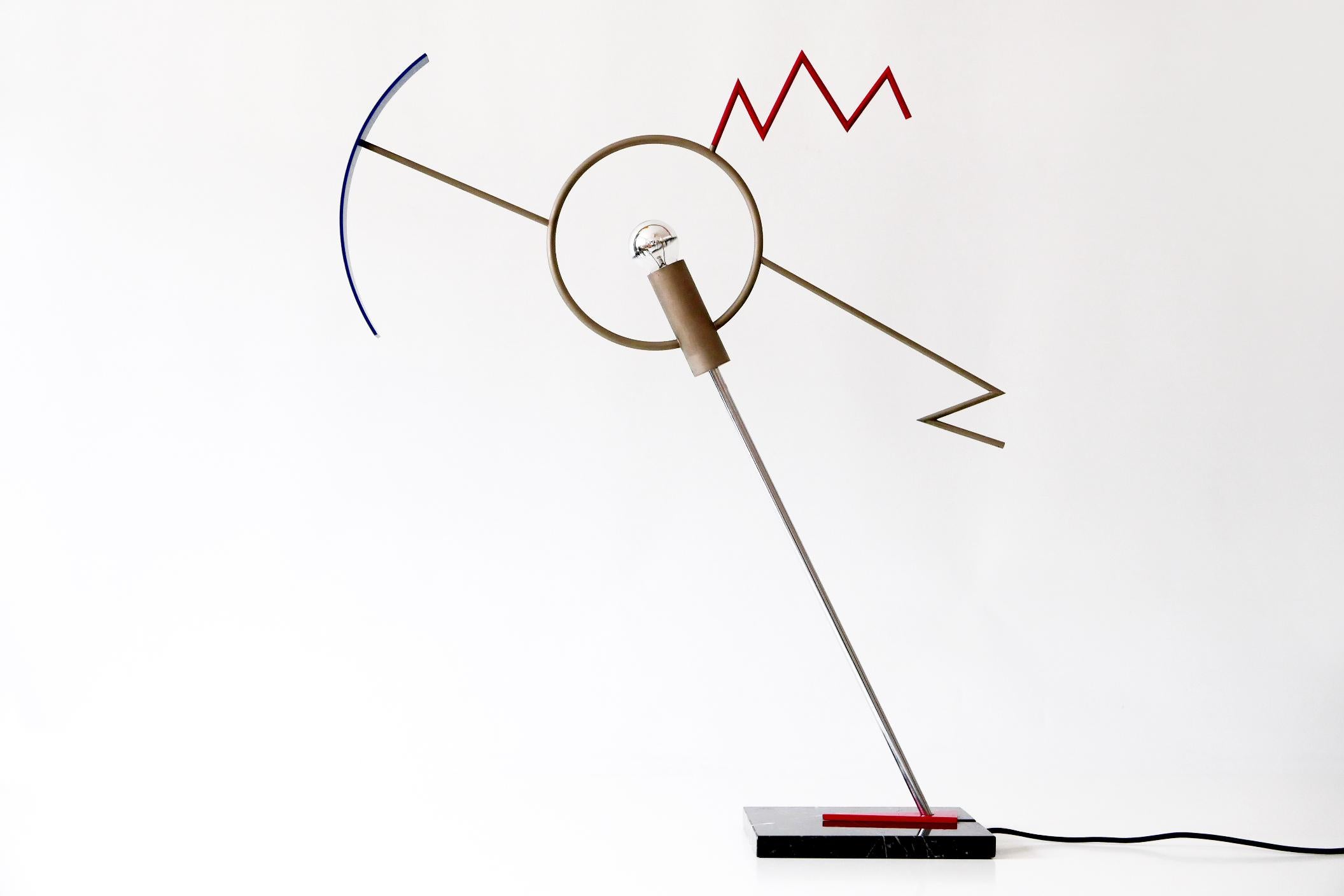 Sculptural Valencia Table Lamp by Javier Mariscal in Memphis Design, 1985, Spain 5