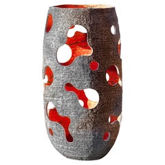 Skulpturale Vase, Kerzenlaterne, Handgefertigtes Wohndesign von Donatas Žukauskas