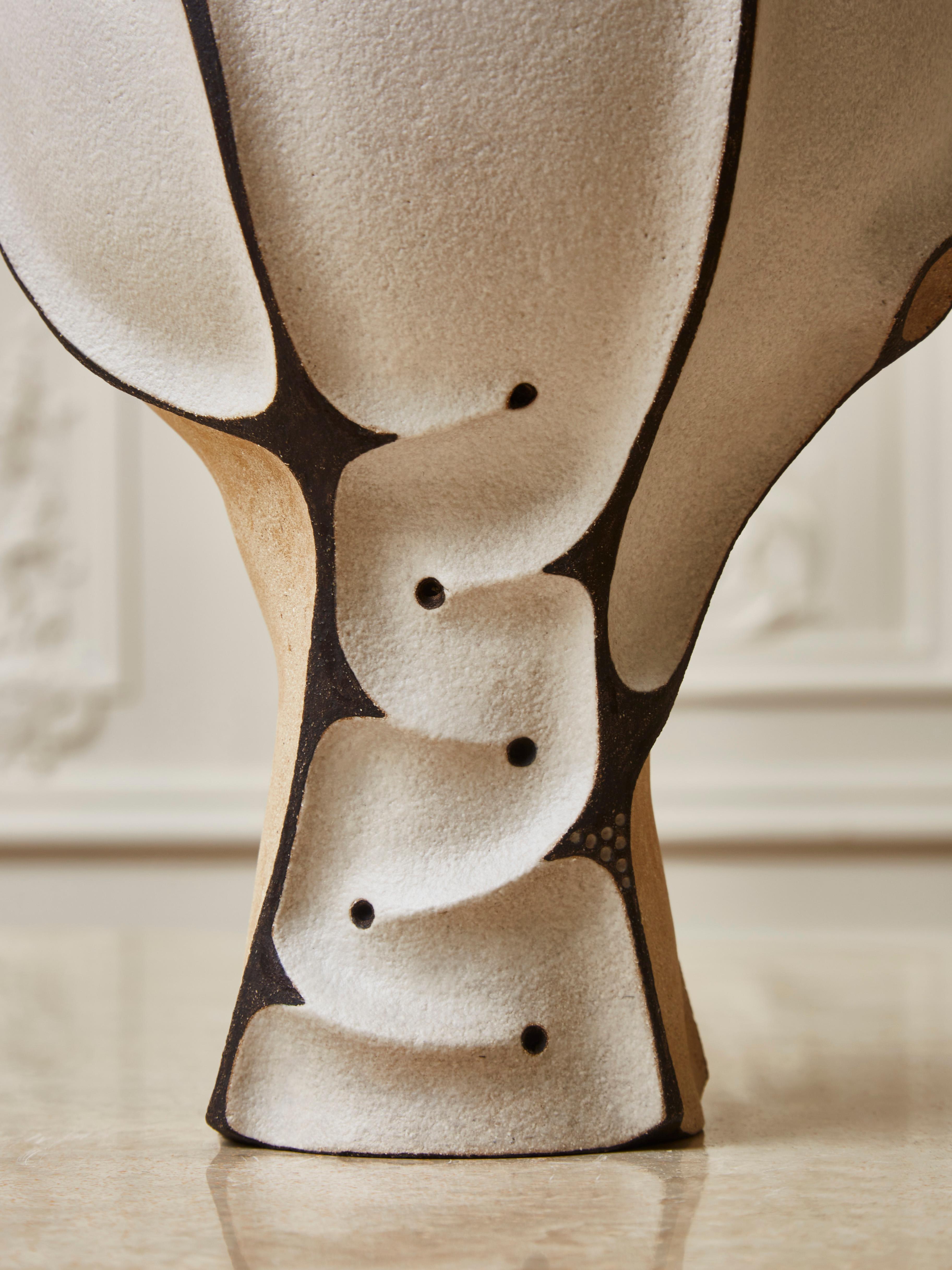 Modern Sculptural Vases by H. Taquet