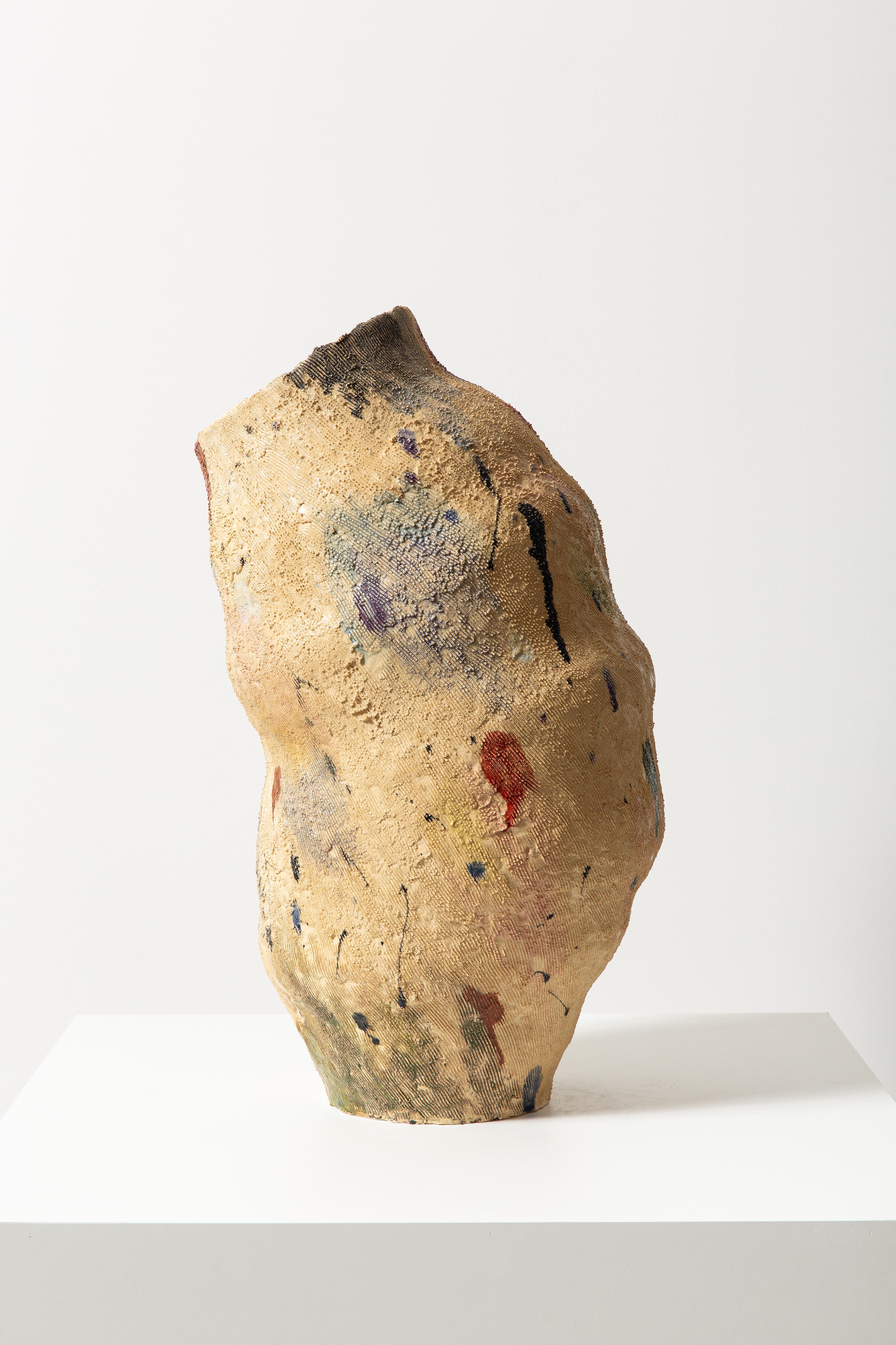 Brasiliano Vaso scultoreo di Jacque Faus in vendita