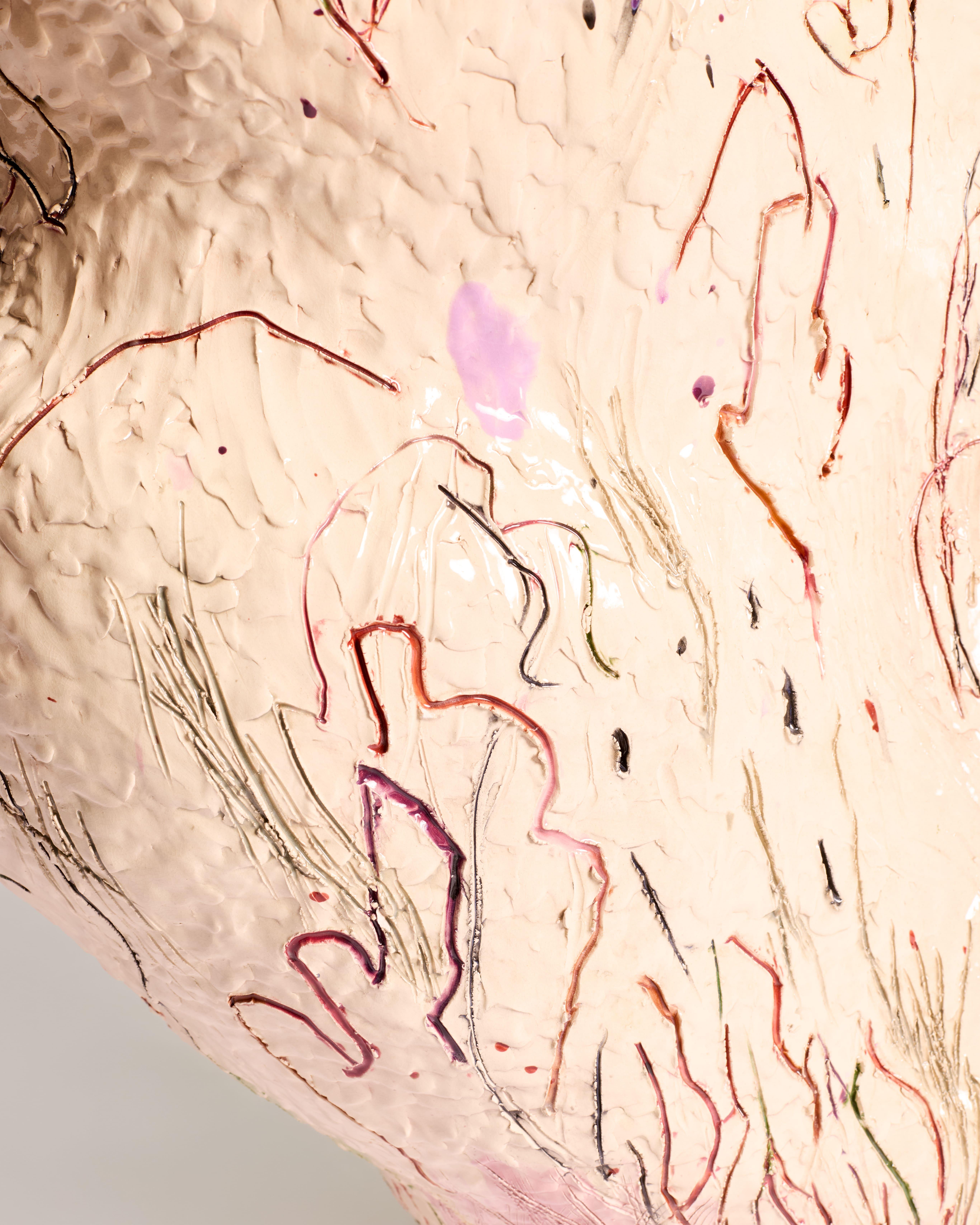 Vaso scultoreo di Jacque Faus In condizioni Nuovo in vendita a São Paulo, BR