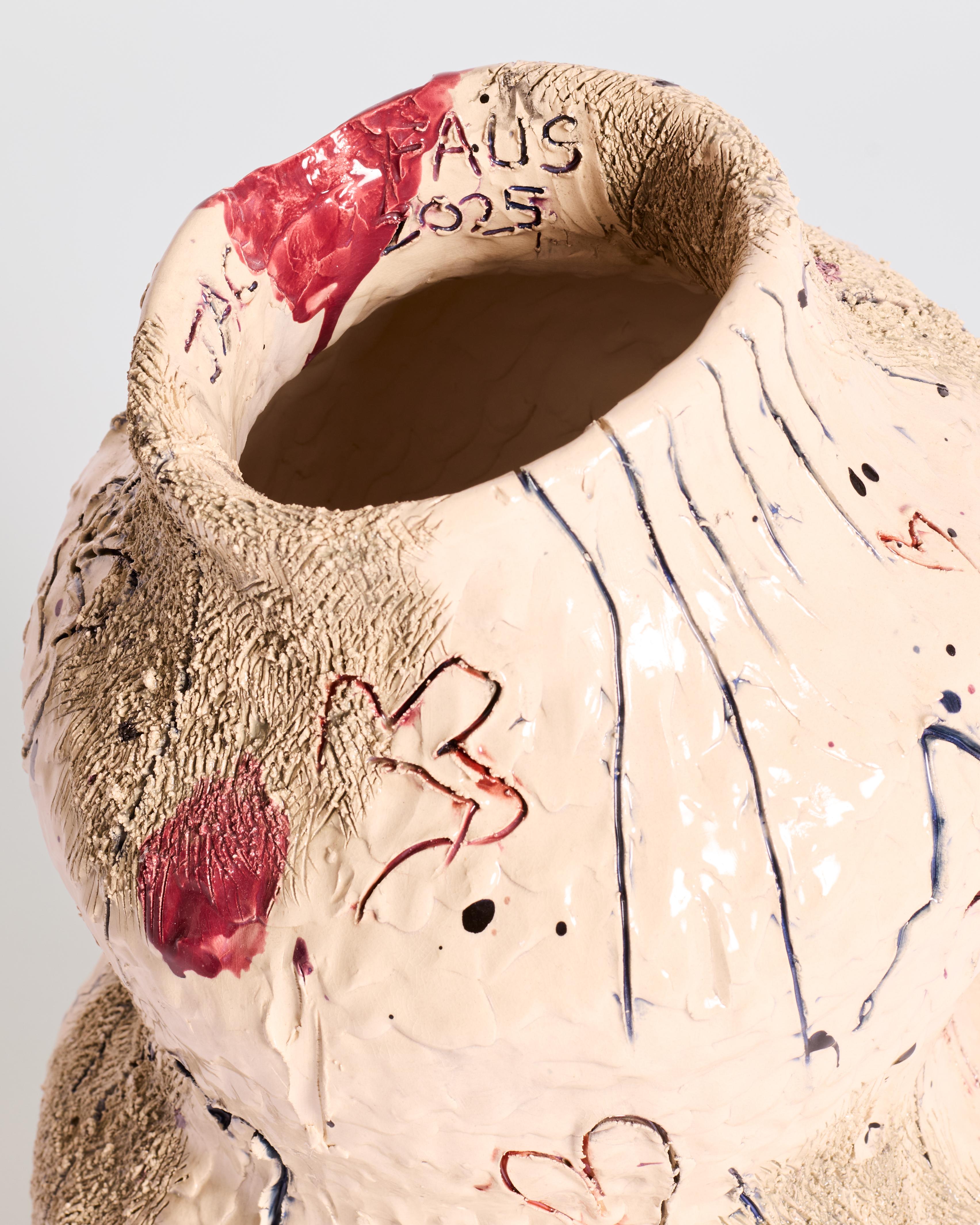 Vaso scultoreo di Jacque Faus In condizioni Nuovo in vendita a São Paulo, BR